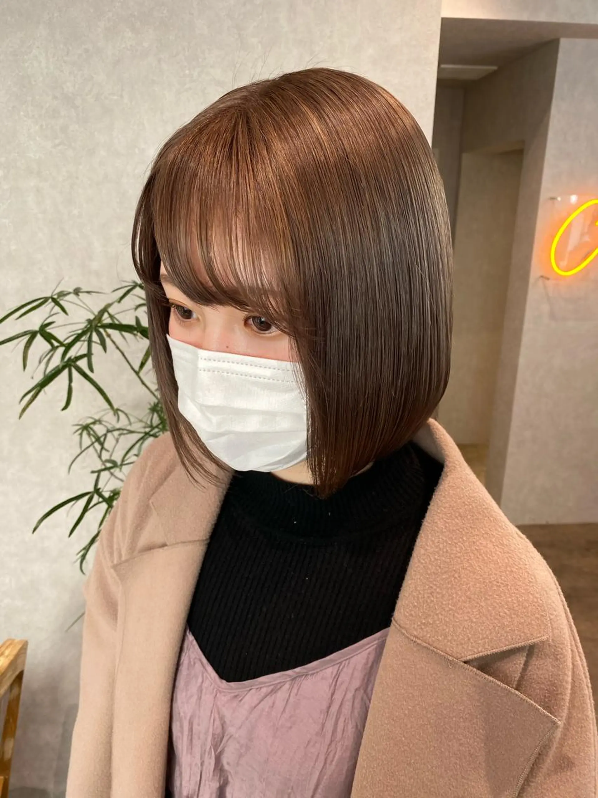 ミディアム カラー ネイル XENA表参道 MIKUのヘアスタイル