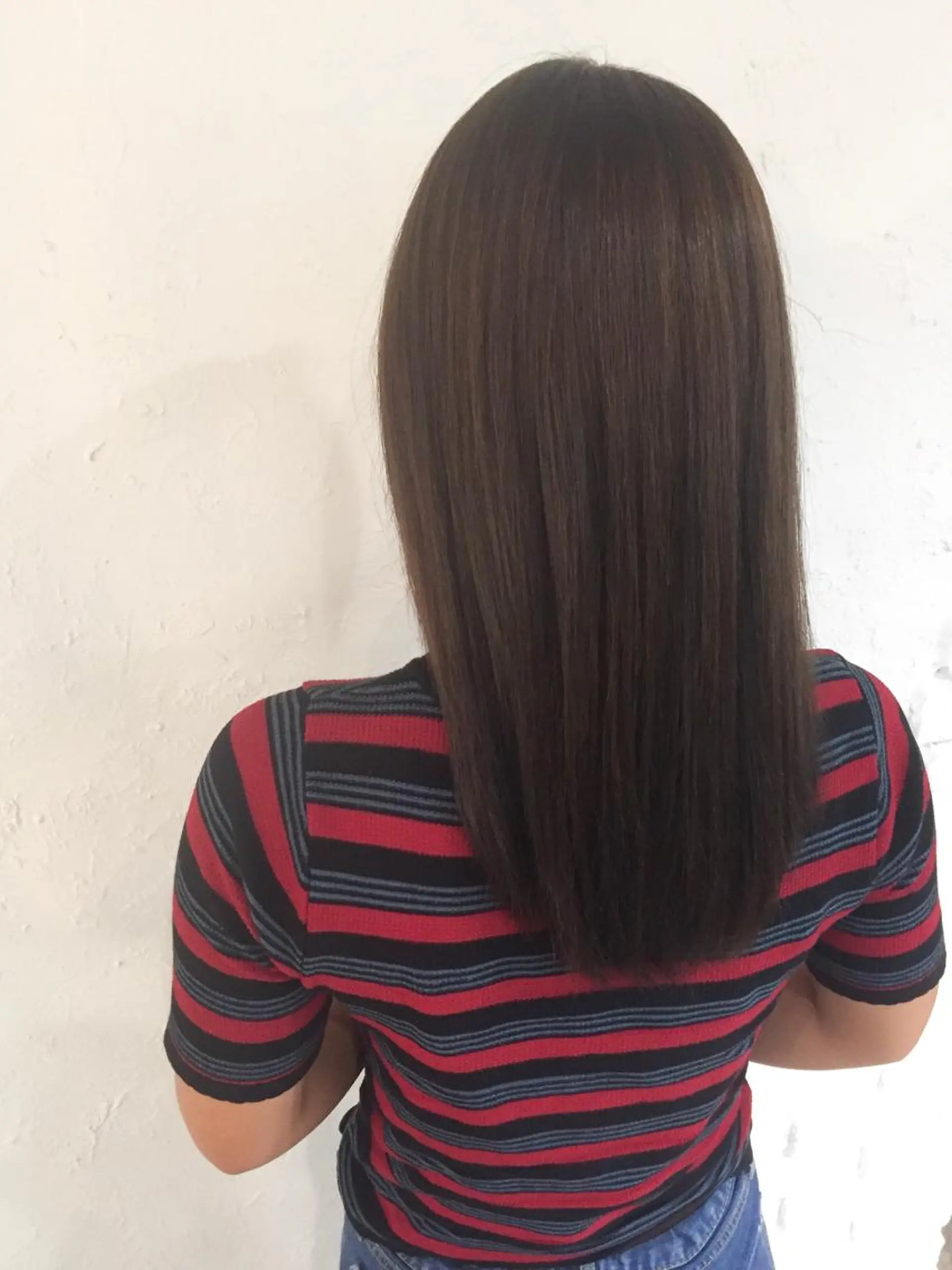 セミロング カラー アッシュ 髪質改善 suzukiのヘアスタイル