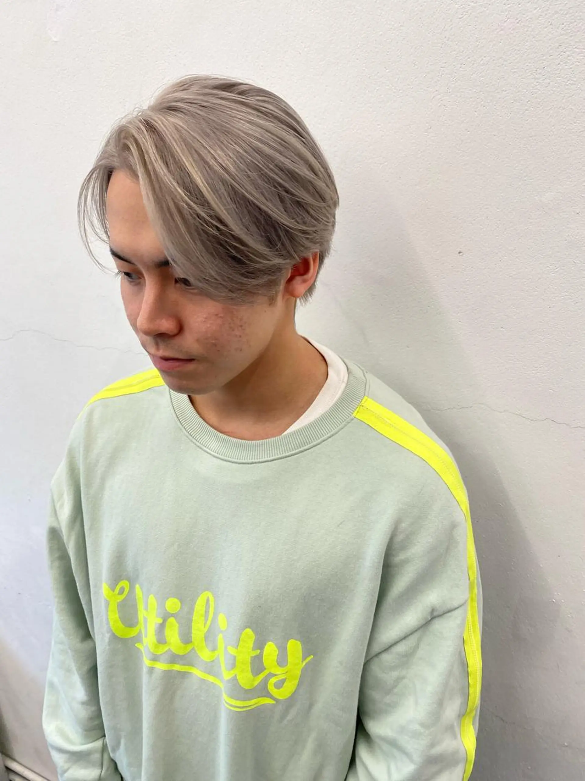 ショート カラー パーマ ヘアアレンジ メンズ キッズ nico TOKYO 渋谷所属・ブリーチ　ハイトーン 特化🌈フジタハルキのヘアスタイル