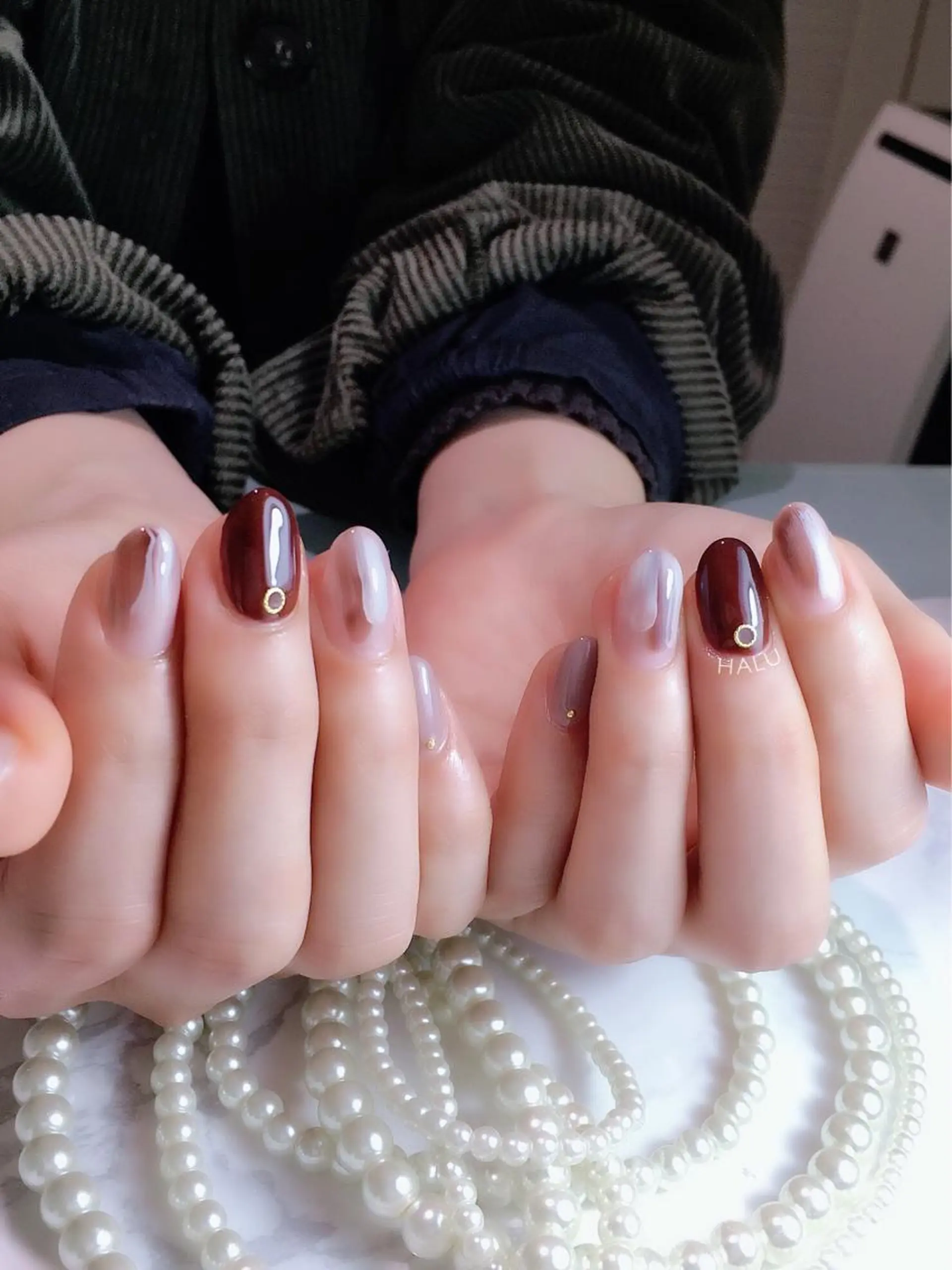 ネイル ニュアンスネイル HALU ハルのネイルデザイン