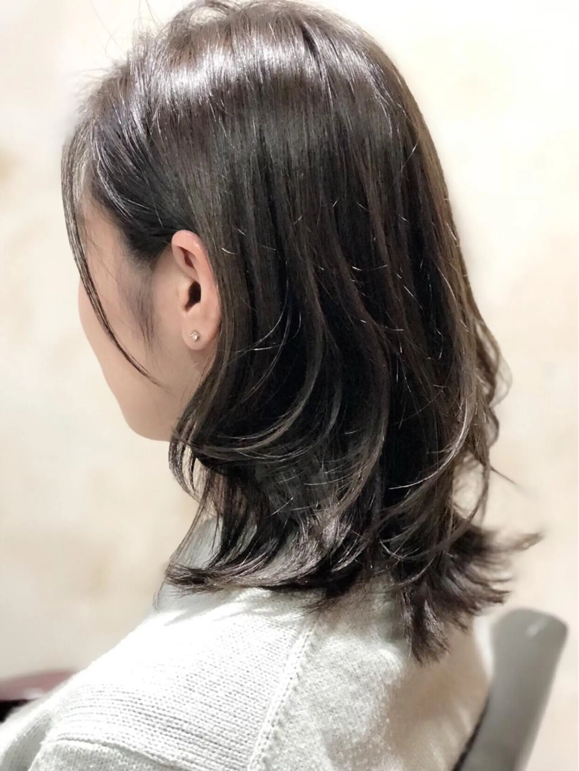 ミディアム カラー パーマ 艶髪/韓国レイヤー イノウエヒロキのヘアスタイル