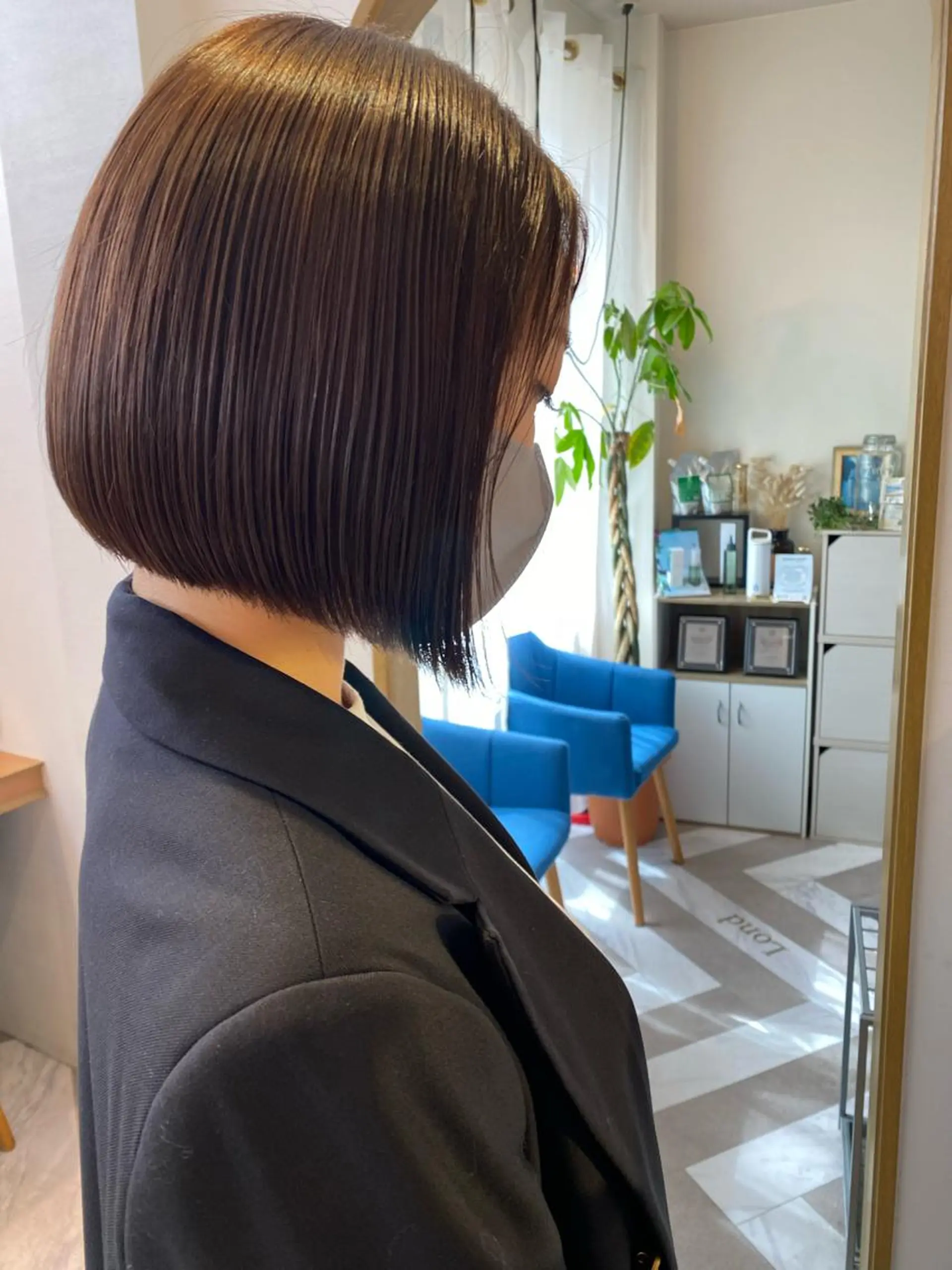 ショート カラー カット ヘアカラー トリートメント レイヤーカット /透明感カラー西田のヘアスタイル