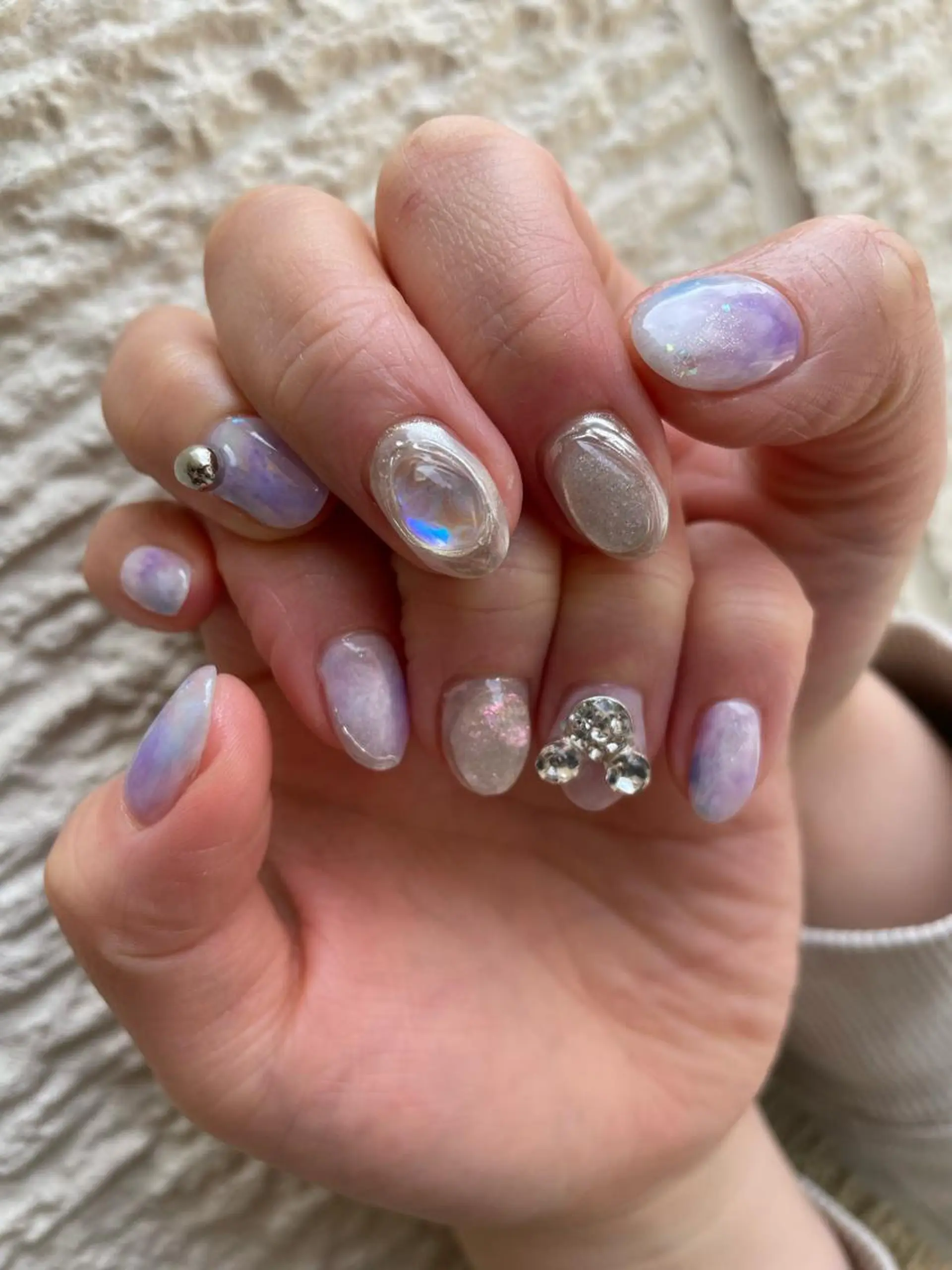 ロング カラー ヘアアレンジ キッズ ネイル マツエク・マツパ アイブロウ 福田 加奈のネイルデザイン