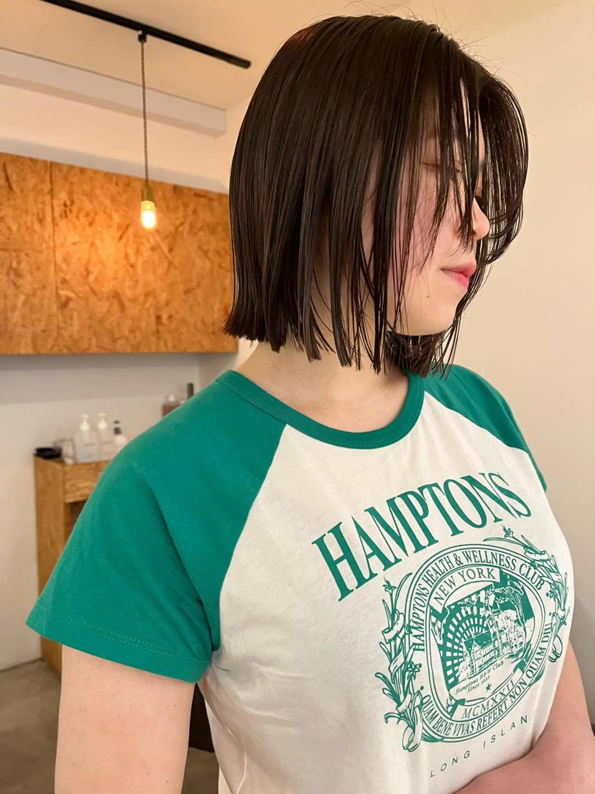 ショート ボブ 暖色/パーマ 🌼クニトウメイのヘアスタイル