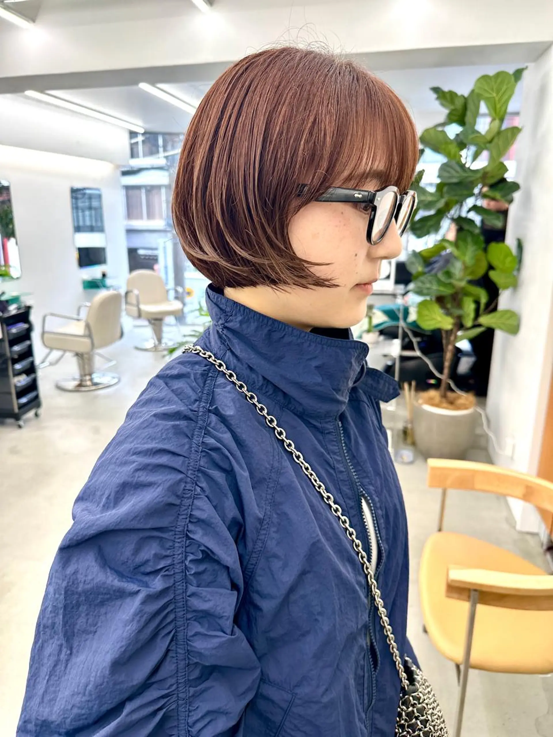 ショート カラー ボブ カット ヘアカラー トリートメント ボブ/レイヤー/ケア パーマ/リュウタのヘアスタイル