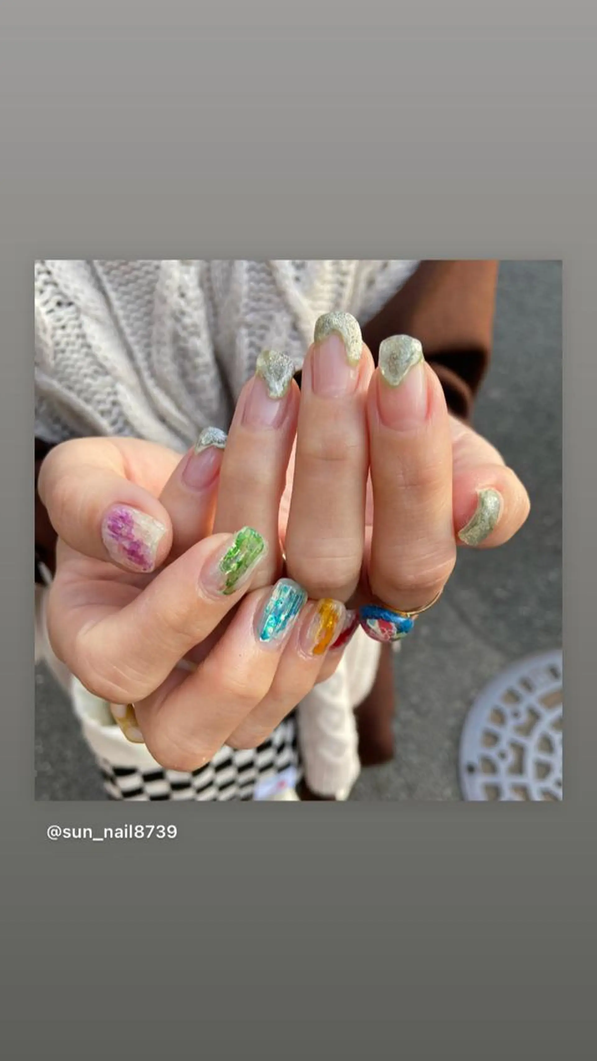 ネイル アートネイル ニュアンスネイル . unffのネイルデザイン