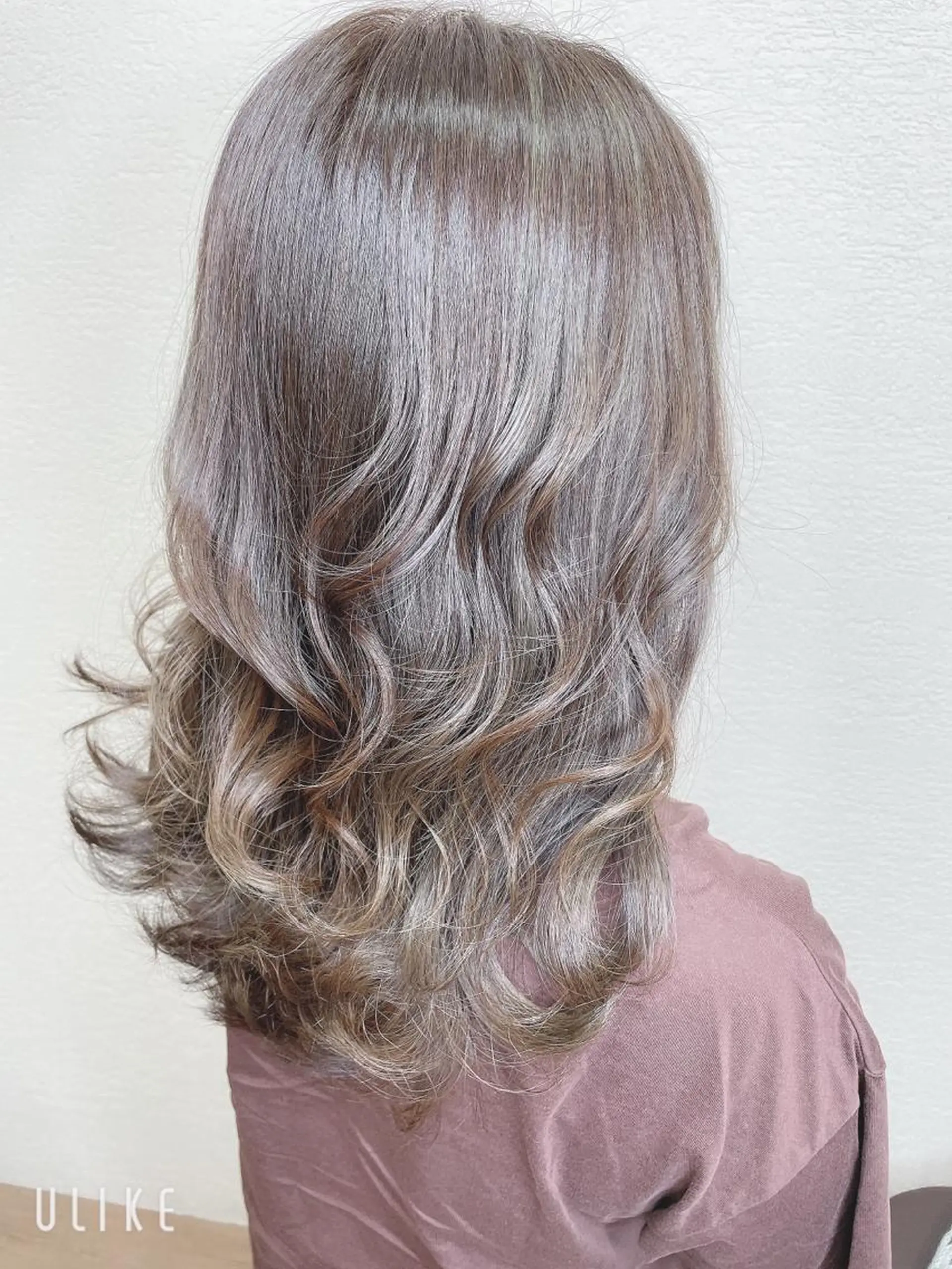 ロング カラー グレージュ カーキグレージュ ヘアカラー ❣️モードケイズ塚口 和田一将のヘアスタイル