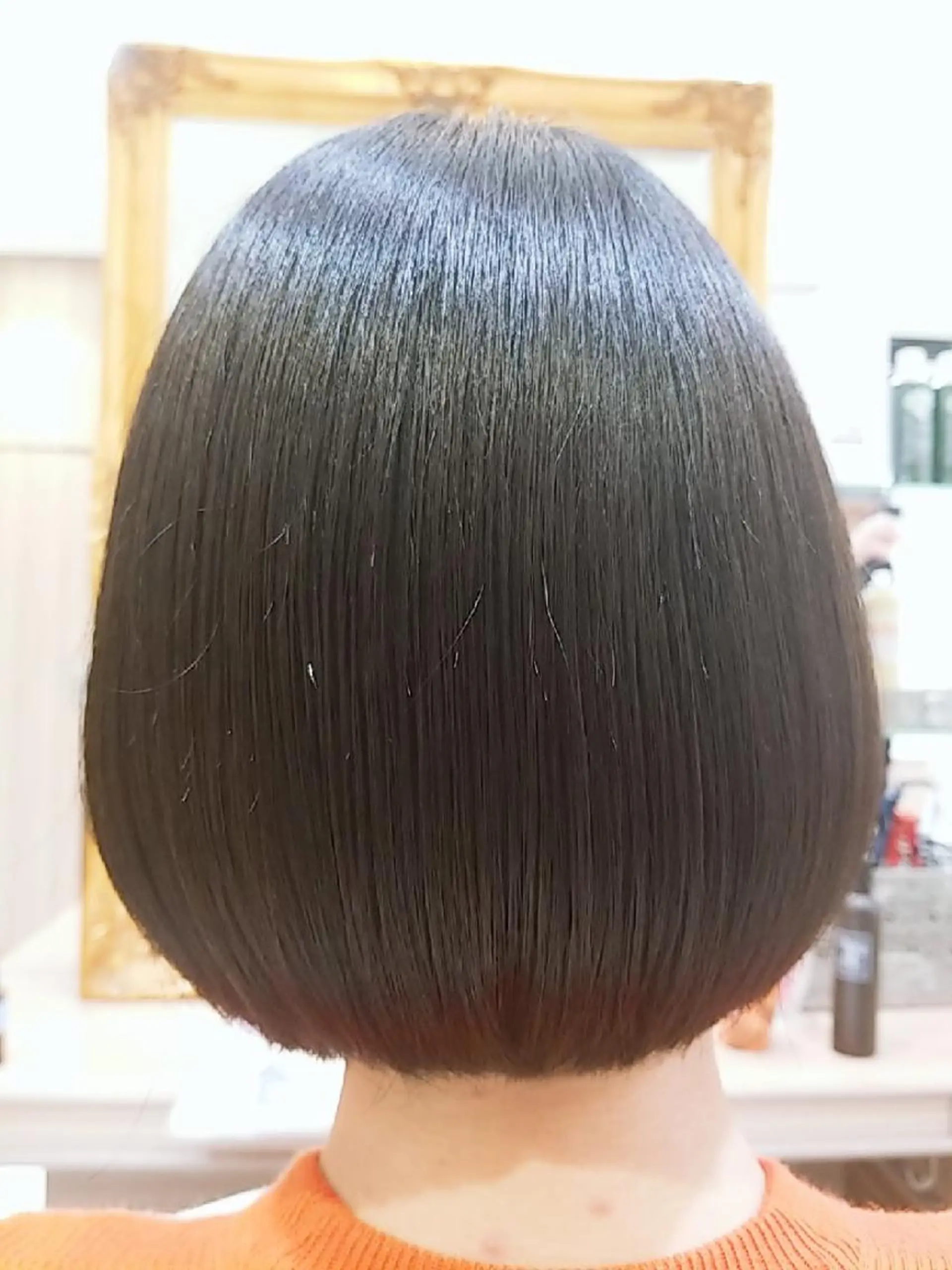 ミディアム 縮毛矯正 Ash 店長　山下達也のヘアスタイル