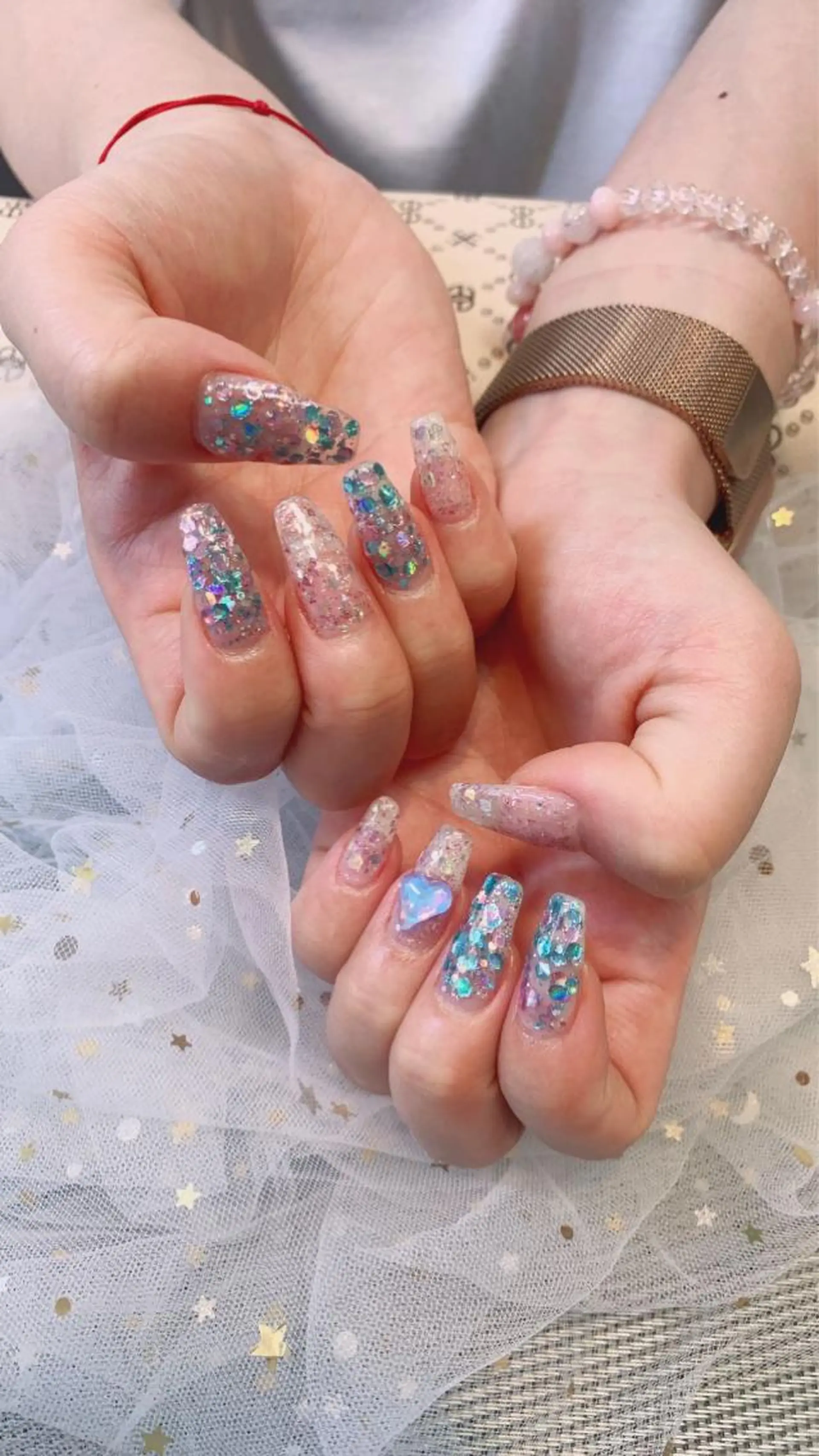 セミロング カラー ネイル Ryoko Nailのネイルデザイン