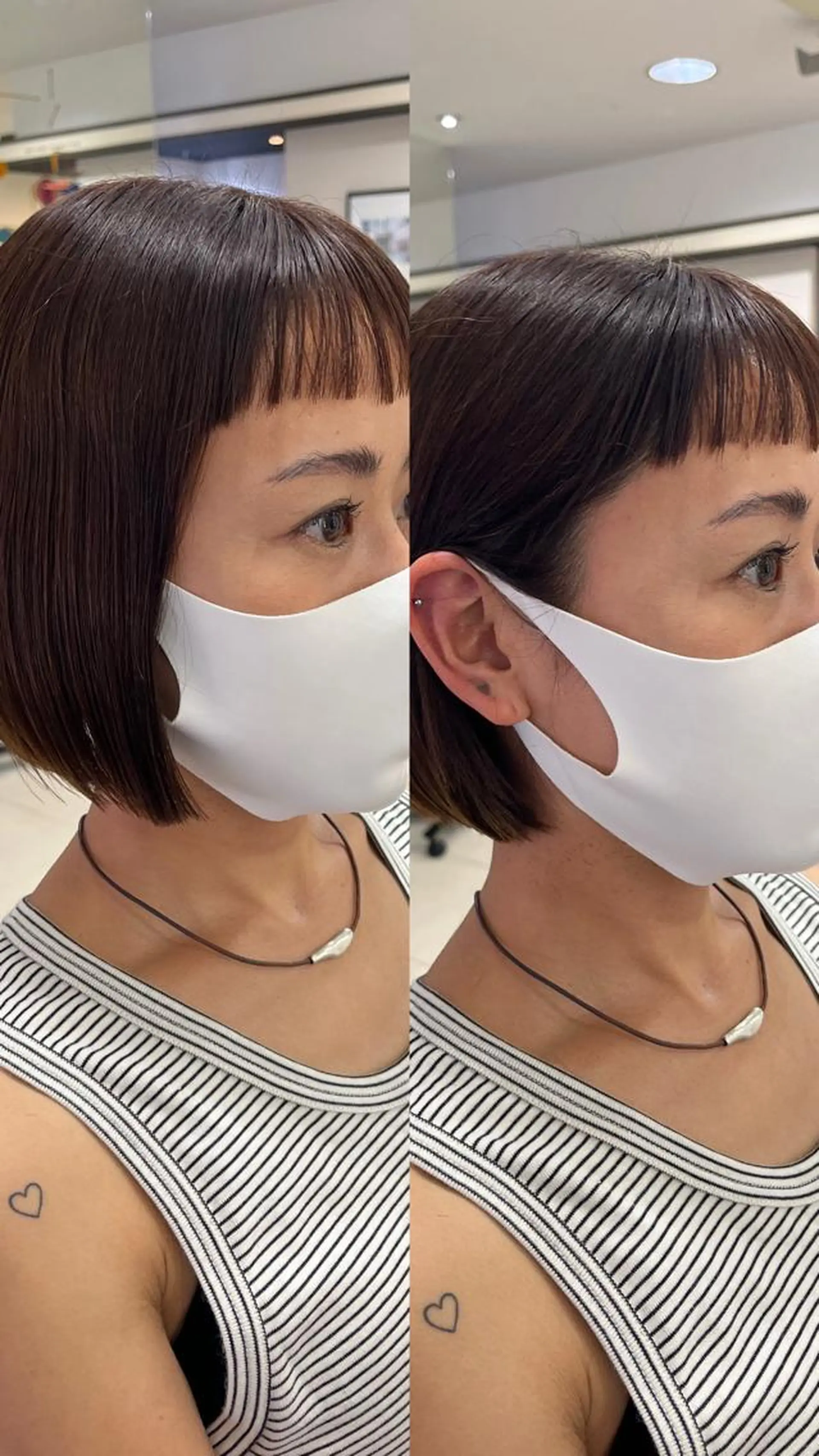 ショート カット ぷつっとボブ/ちゅる ピンク/mika☆のヘアスタイル