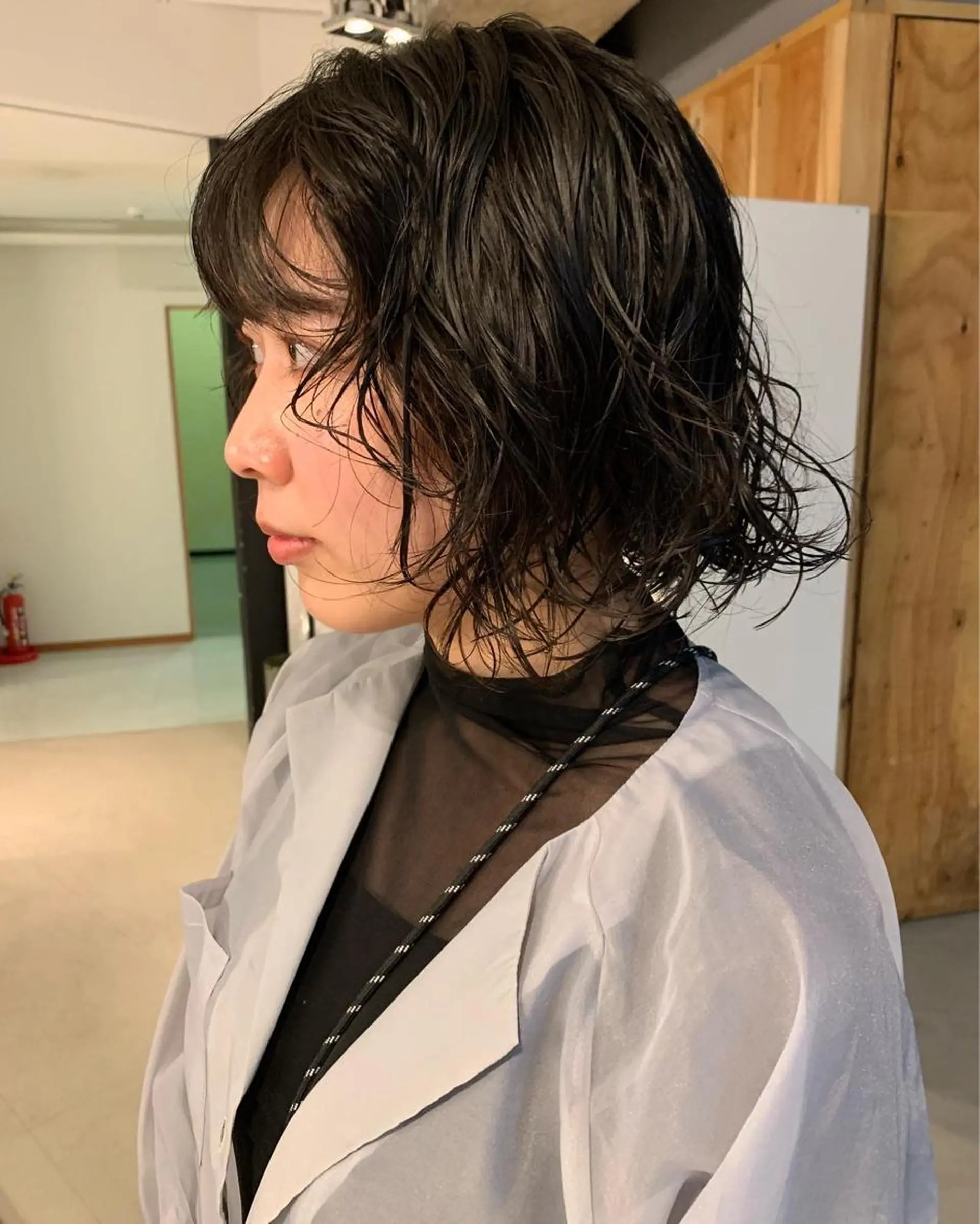 ショート パーマ ボブ スパイラルパーマ tension 【テンション】のヘアスタイル