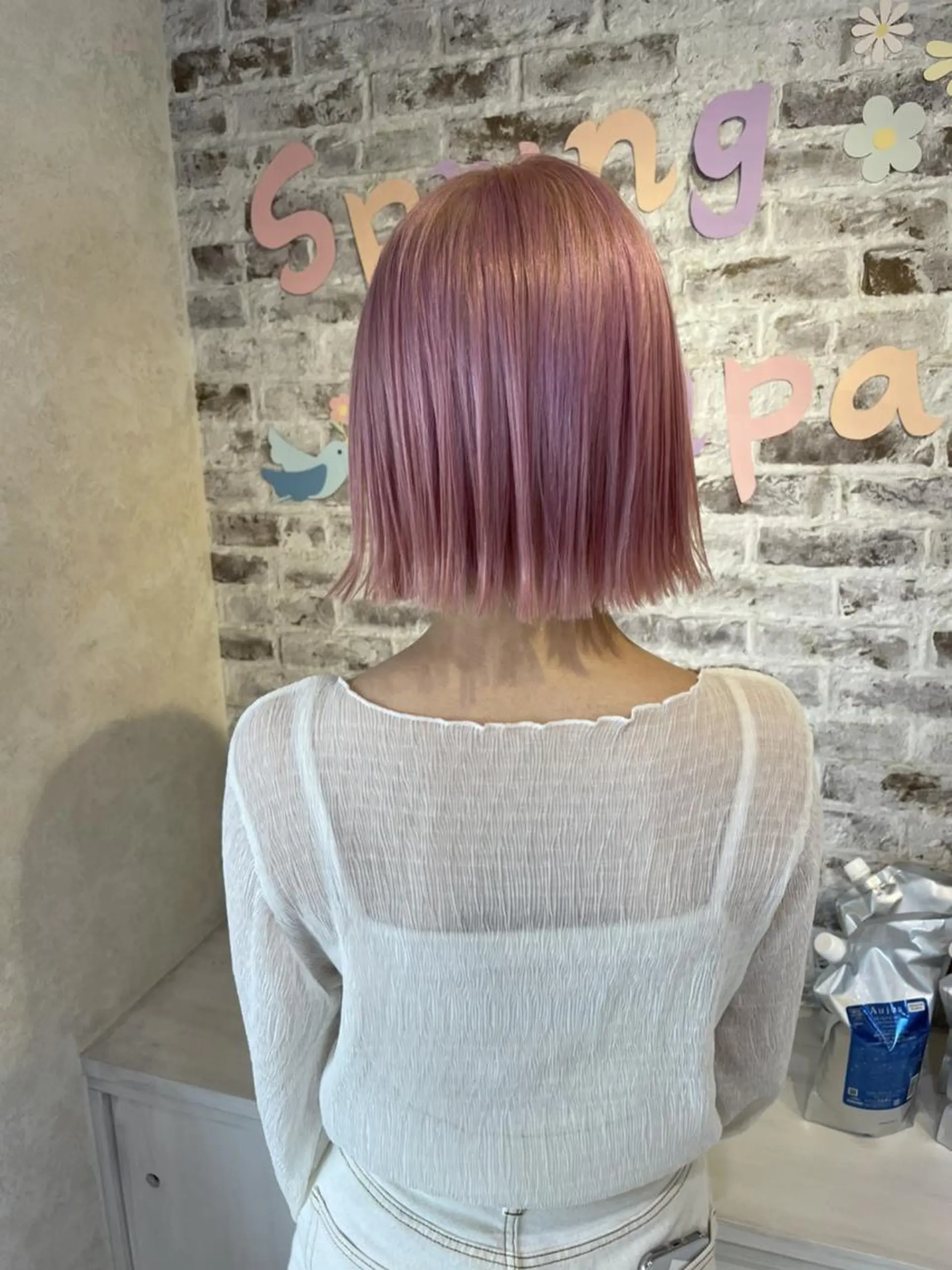 ショート カラー カット ヘアカラー トリートメント ヤマモト ミナミのヘアスタイル