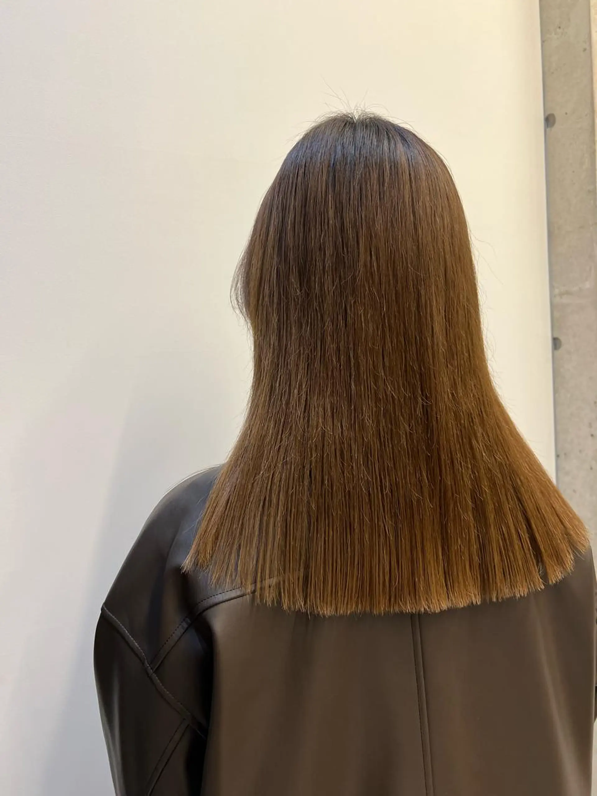 ロング 岸田 莉奈のヘアスタイル