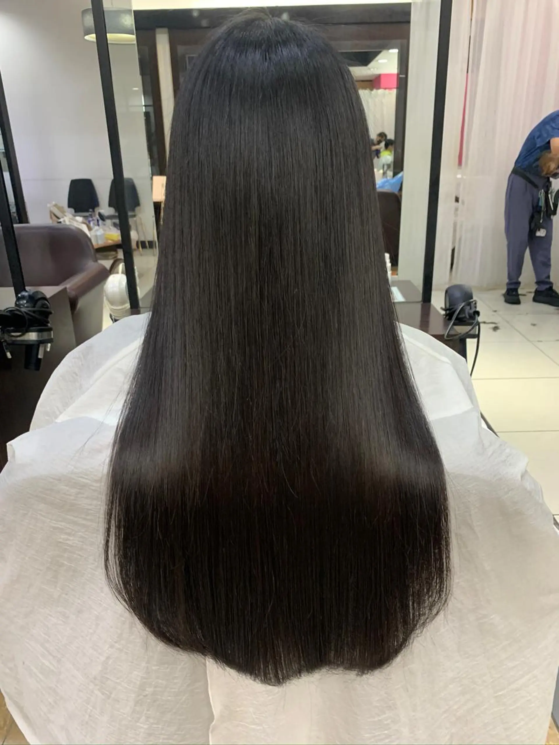 ロング ロング AMI ウルフパーマ/メンズのヘアスタイル