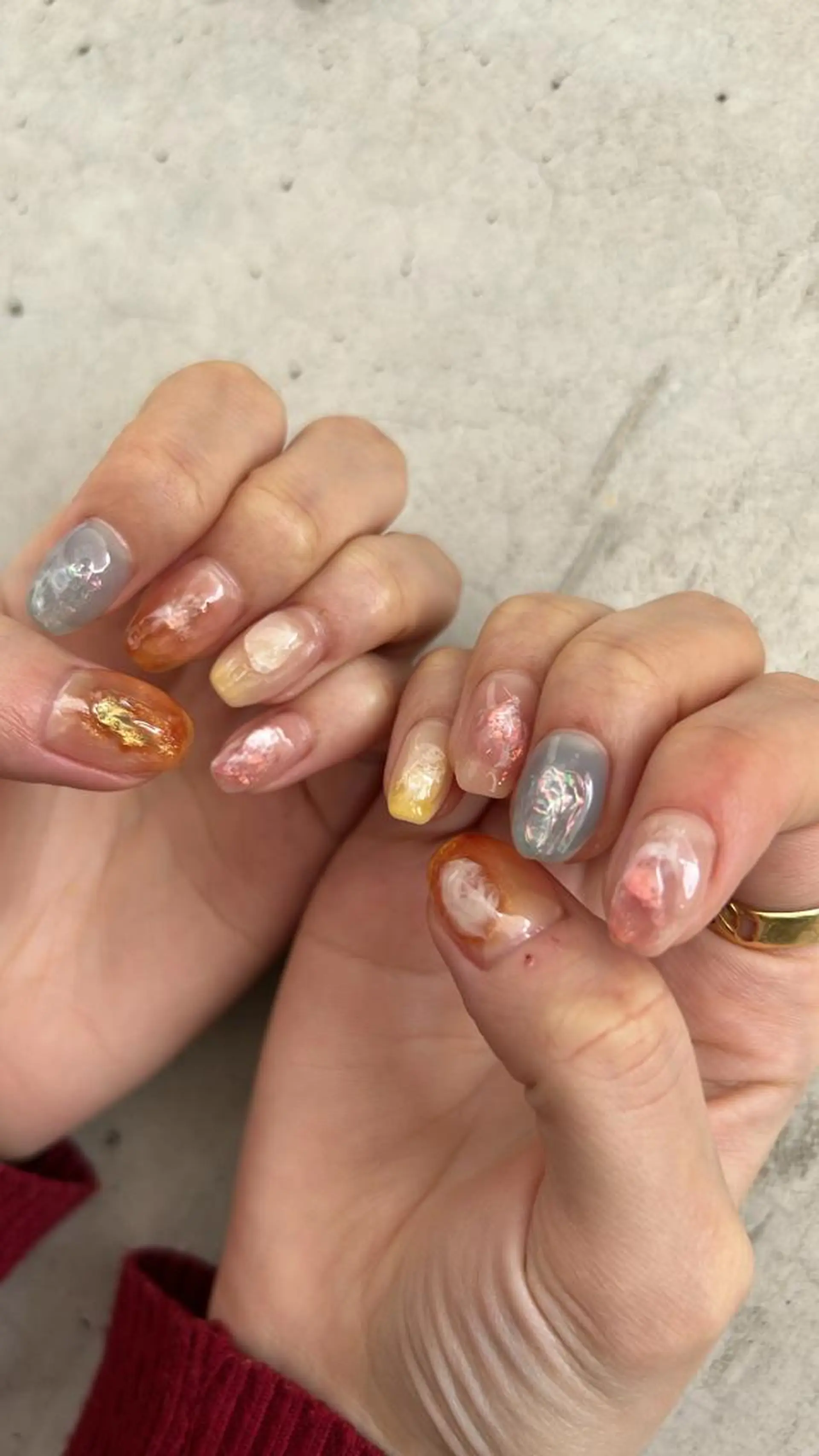 ネイル 持ち込み ニュアンスネイル ハンドネイル ハンドケア Charme. NOBUKOのネイルデザイン