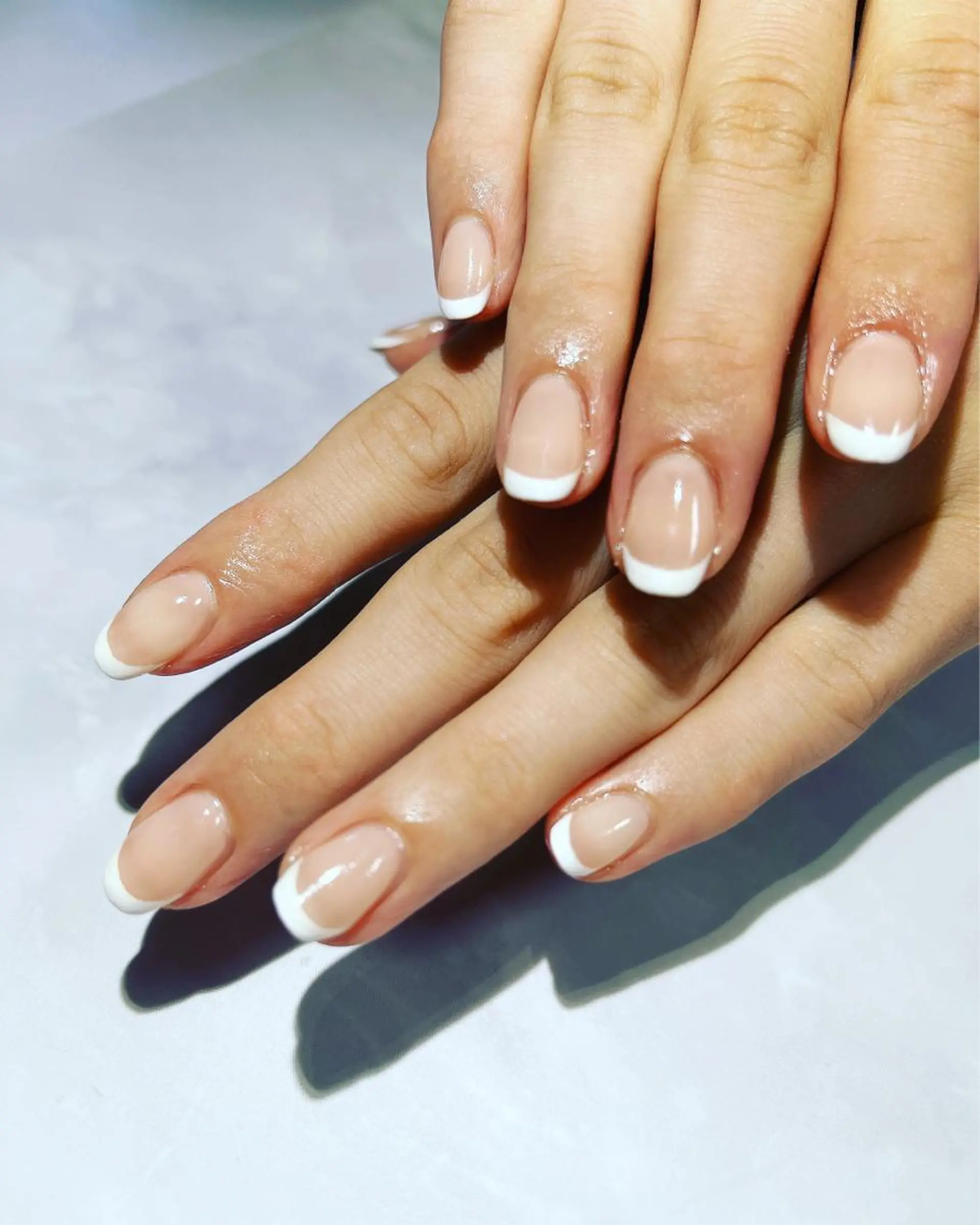 ネイル フレンチネイル ジェルネイル パラジェル 上村 未来のネイルデザイン