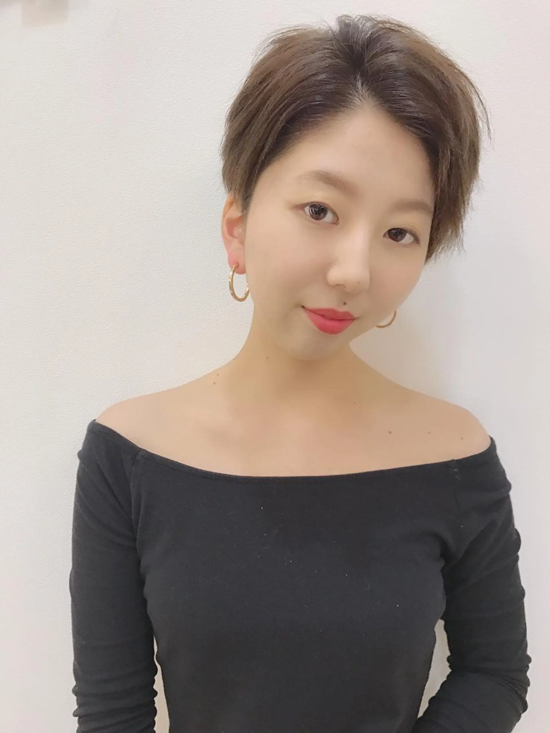 ショート カラー ヘアセット yukari 艶髪ヘアのヘアスタイル