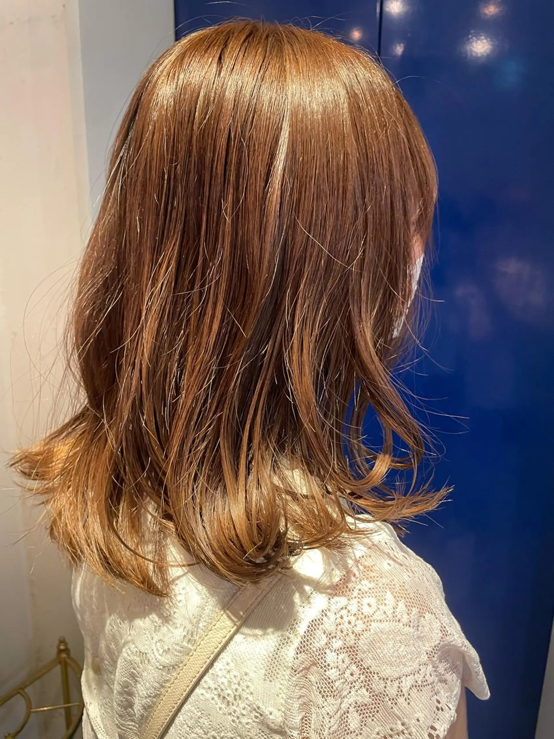 ミディアム カラー カット ヘアカラー トリートメント レイヤー／似合わせ TAKUYAのヘアスタイル