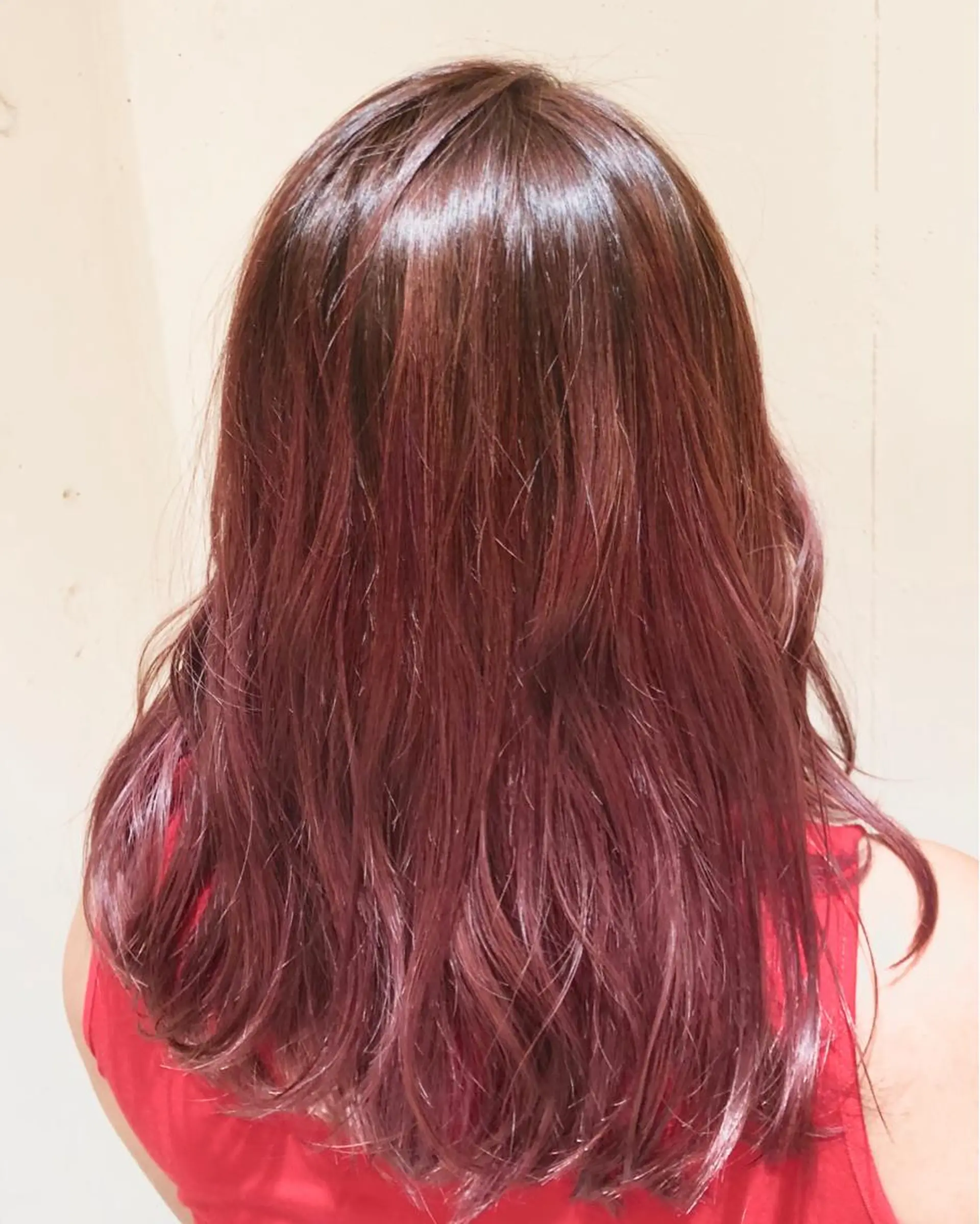 セミロング カラー パーマ ヘアアレンジ ベージュカラー ブリーチ 透明感カラー グラデーションカラー ハイライトカラー 【ツヤ髪美容師】 ツダケイスケのヘアスタイル