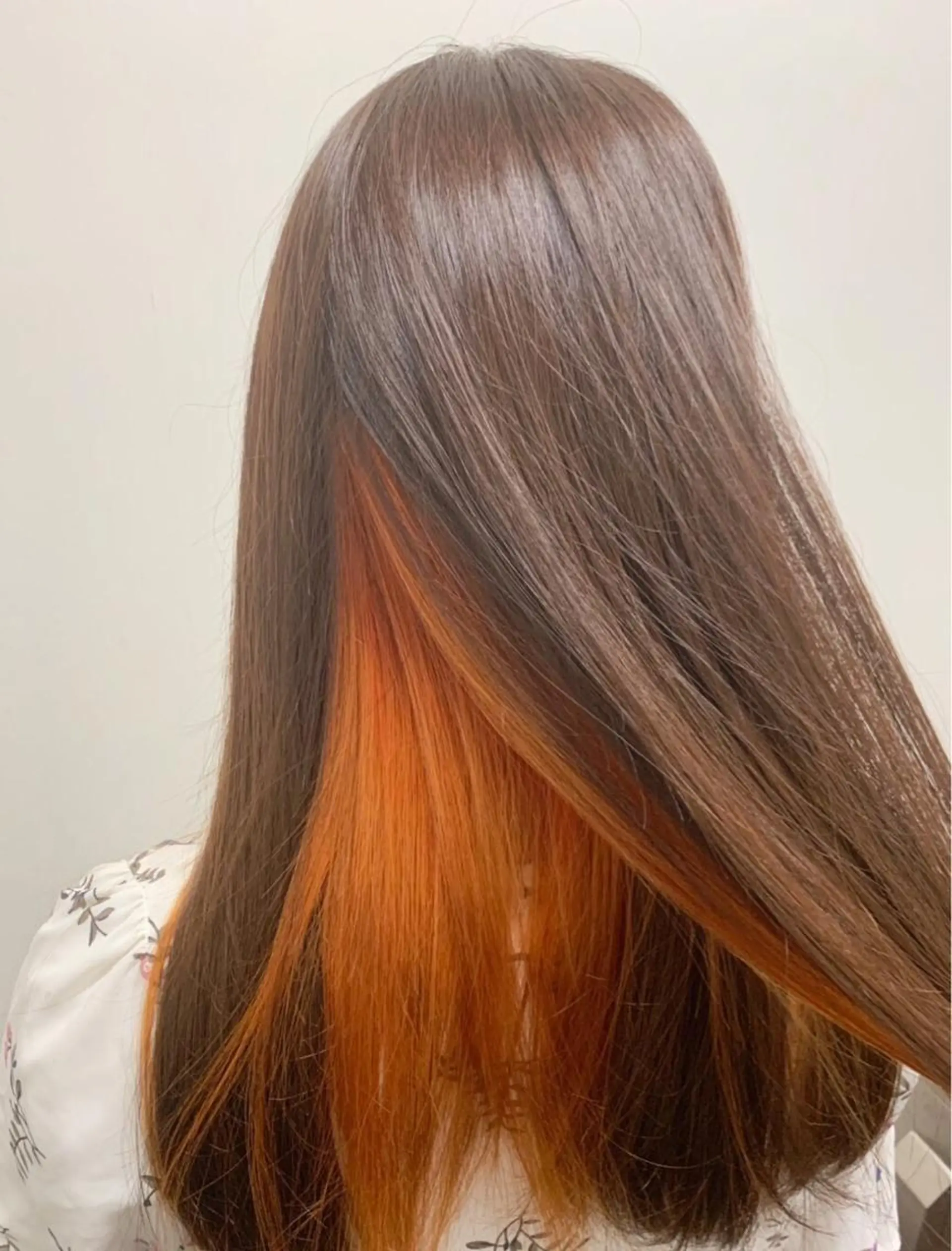 セミロング シムラ カイゲンのヘアスタイル