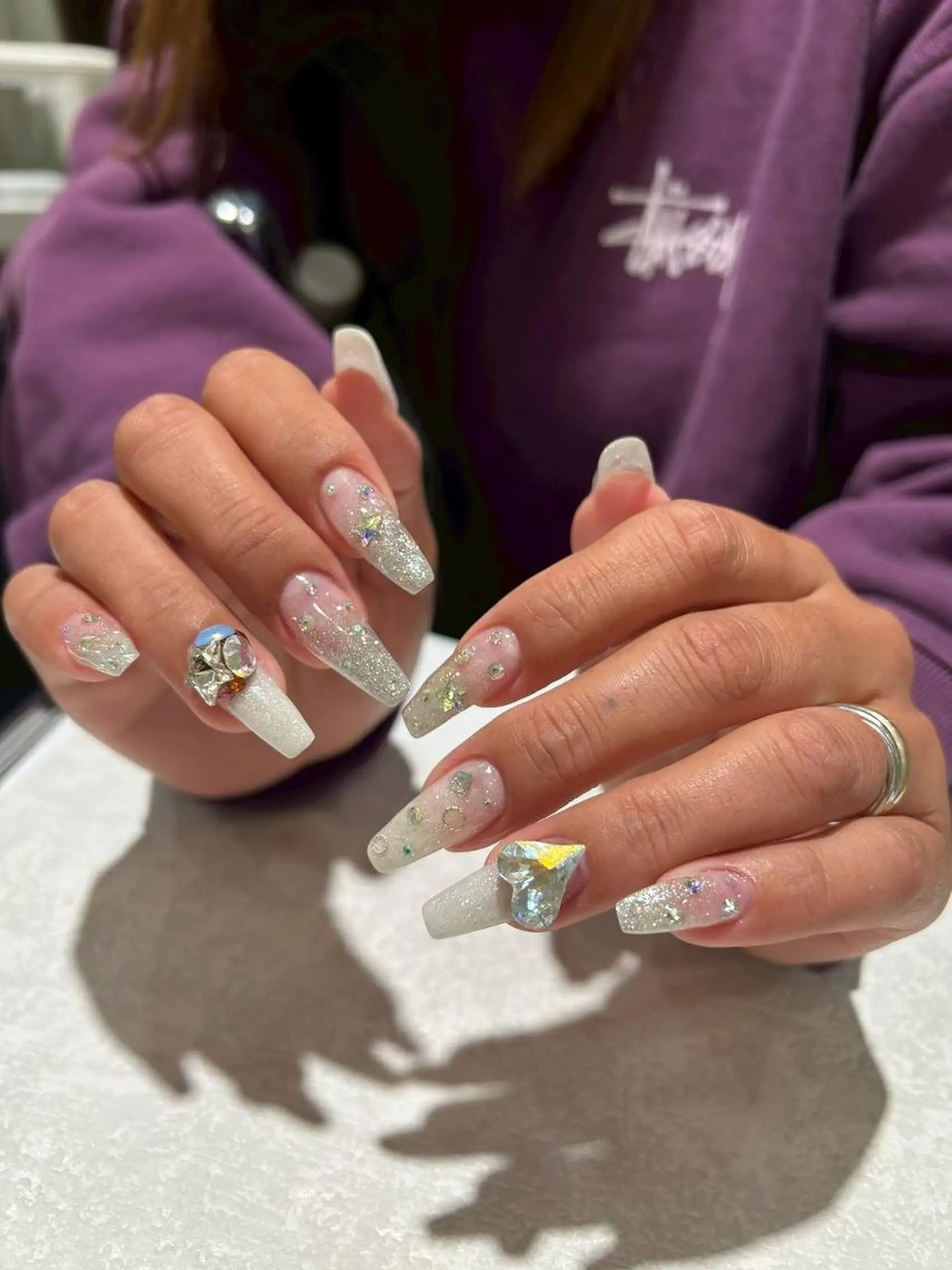 ネイル 桜ネイル ピンク 春ネイル ハンドネイル 春ネイル KAYAのネイルデザイン