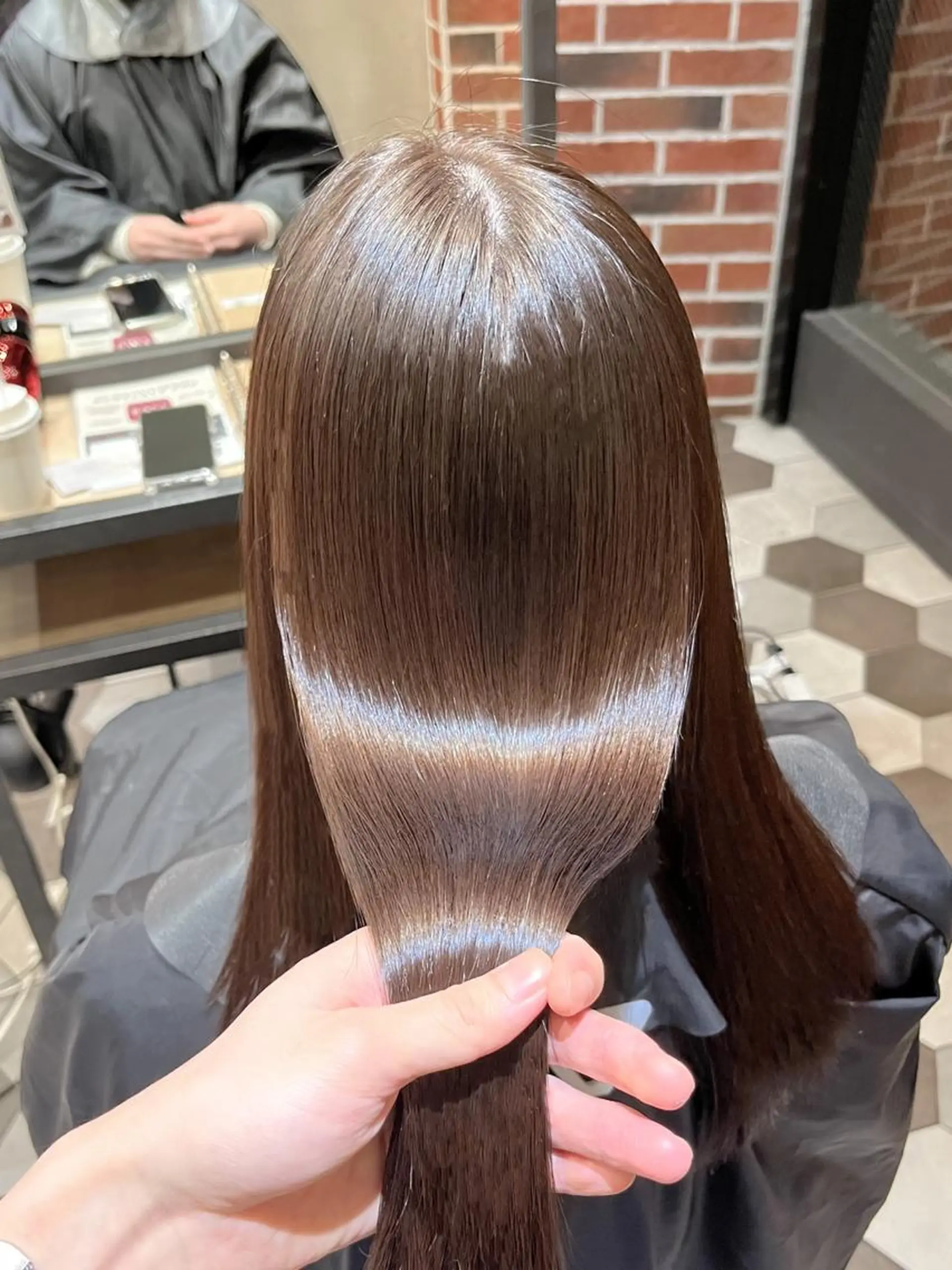 ロング 髪質改善縮毛矯正🫧 村上蒼生のヘアスタイル