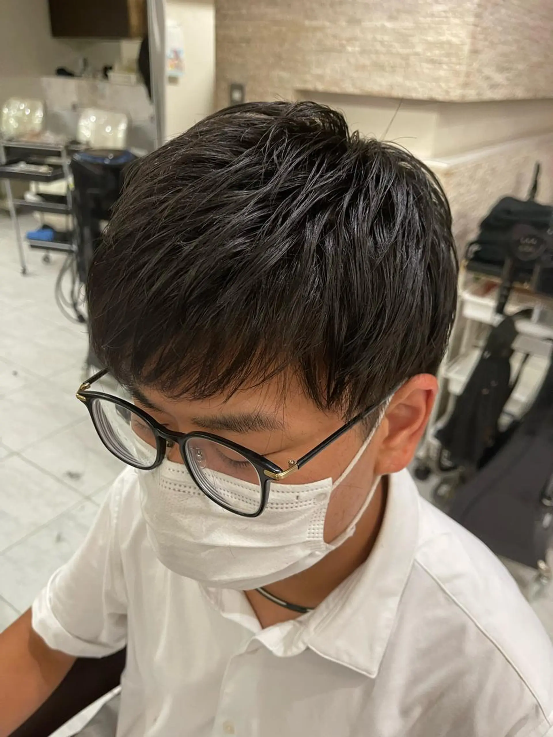 ショート ショートヘア ❄️メンズカット 落合諒❄️のヘアスタイル