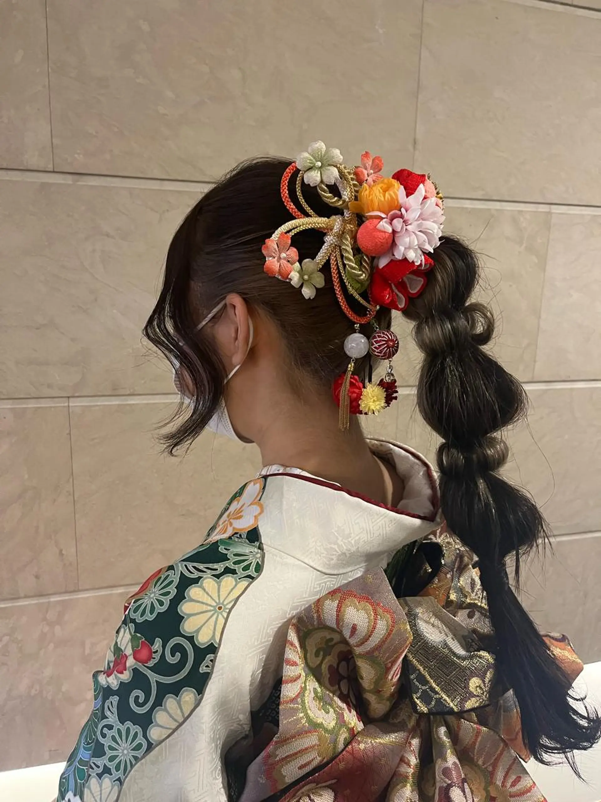 ロング ヘアアレンジ 成人式 カット トリートメント 髪質改善/縮毛矯正 艶カラー/珠聡のヘアスタイル