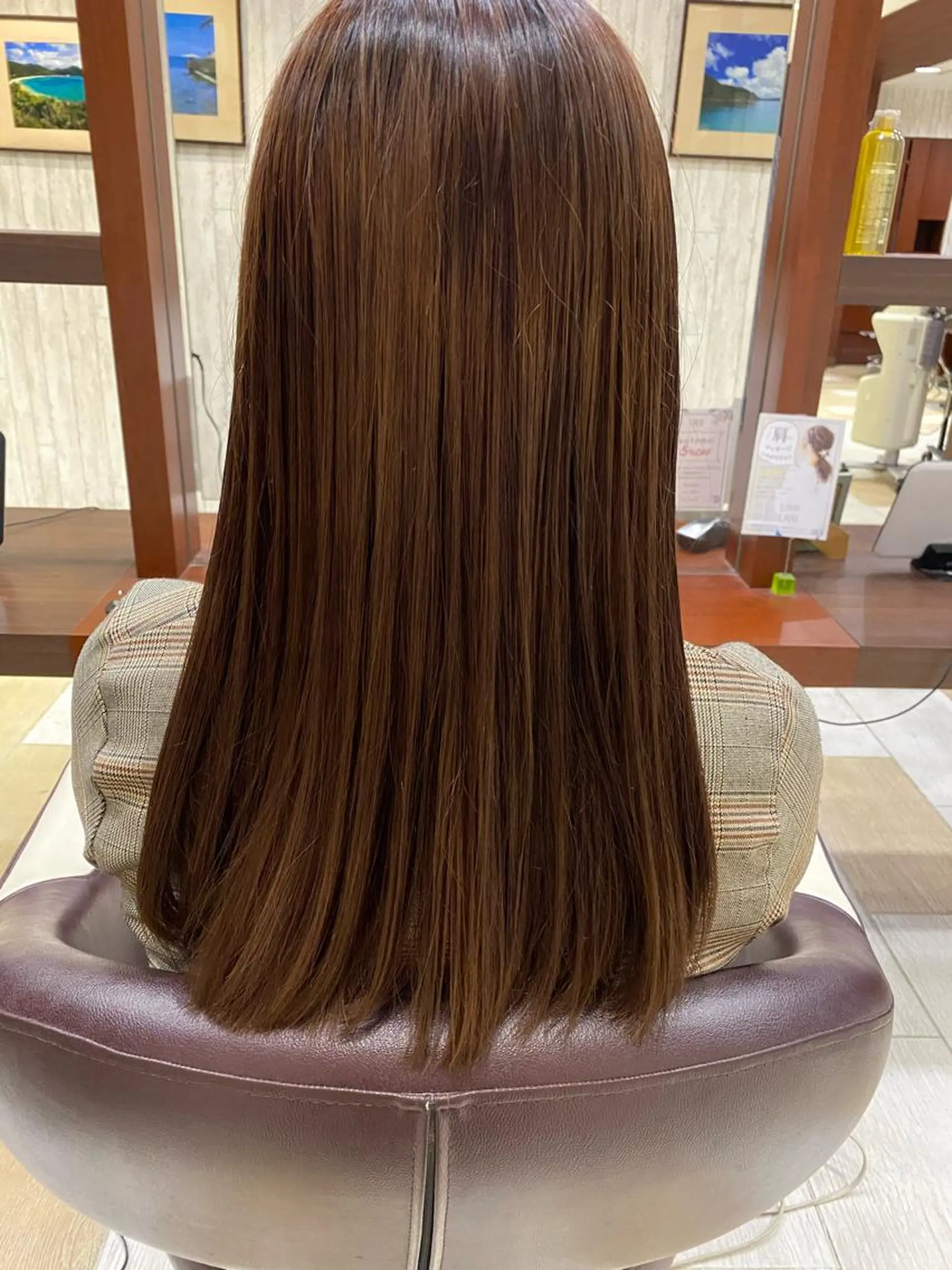 ロング 髪質改善 トリートメント 縮毛矯正 トリートメント 🦋店長🦋 ほんさわ みずきのヘアスタイル