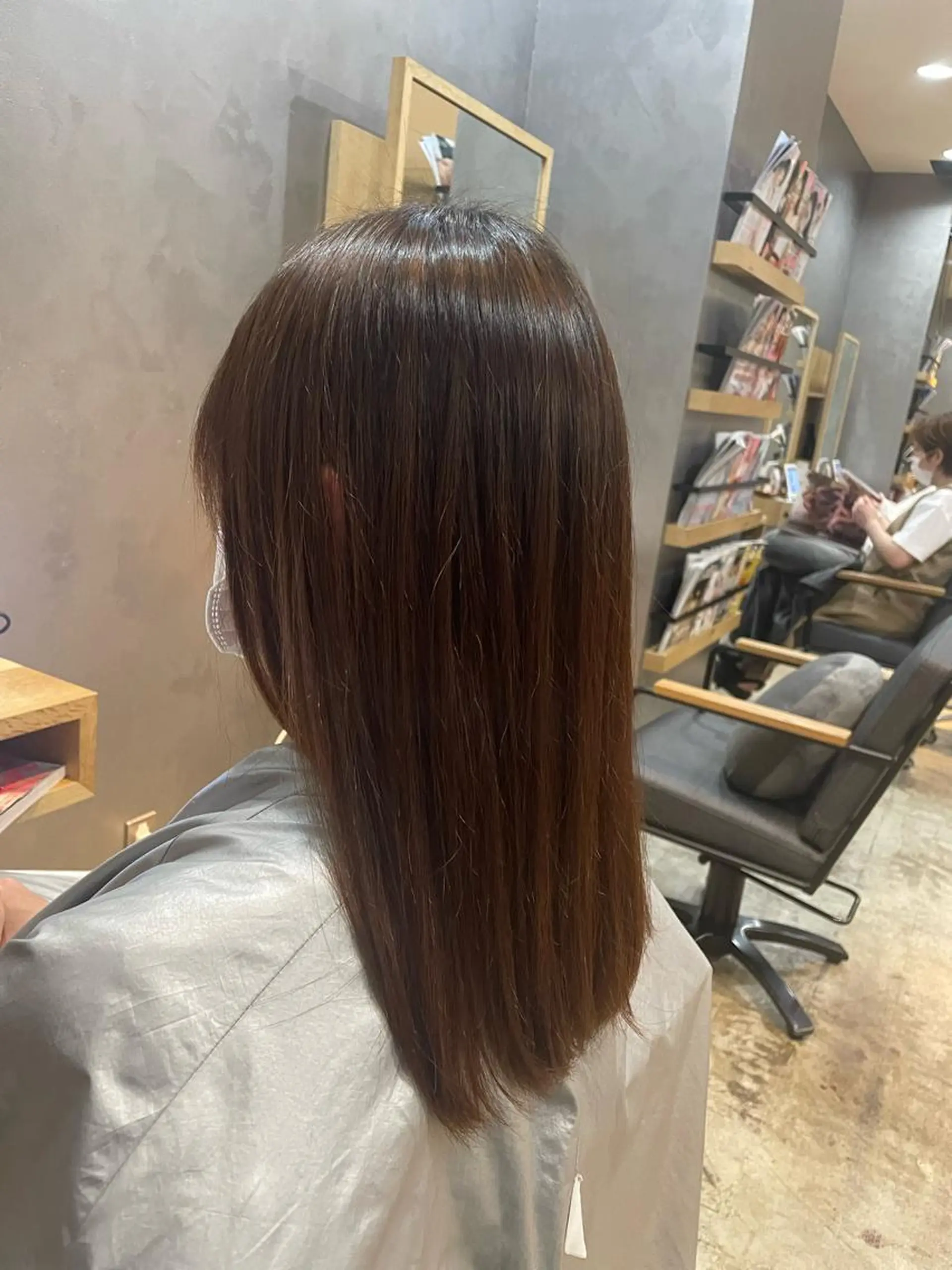 セミロング 上村 颯のヘアスタイル