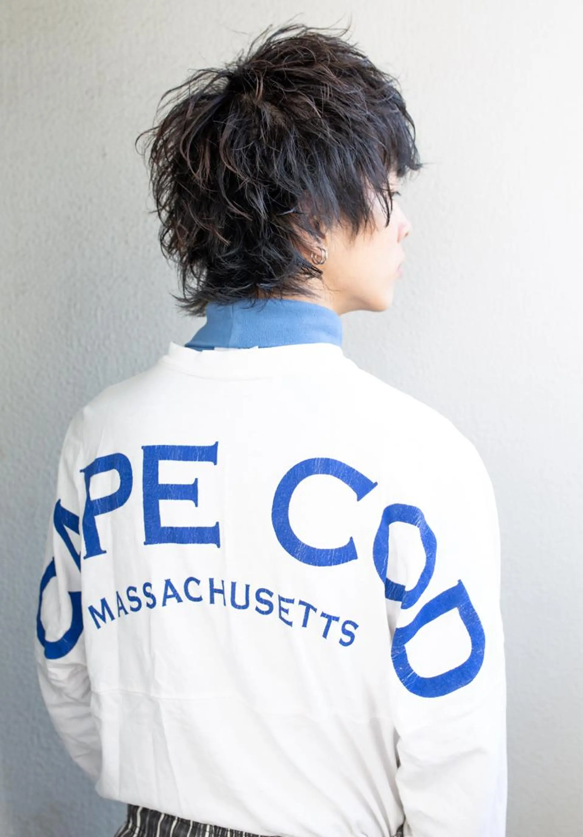 メンズ カット ヘアカラー 森本裕/オーナー/ スパイラルパーマのヘアスタイル