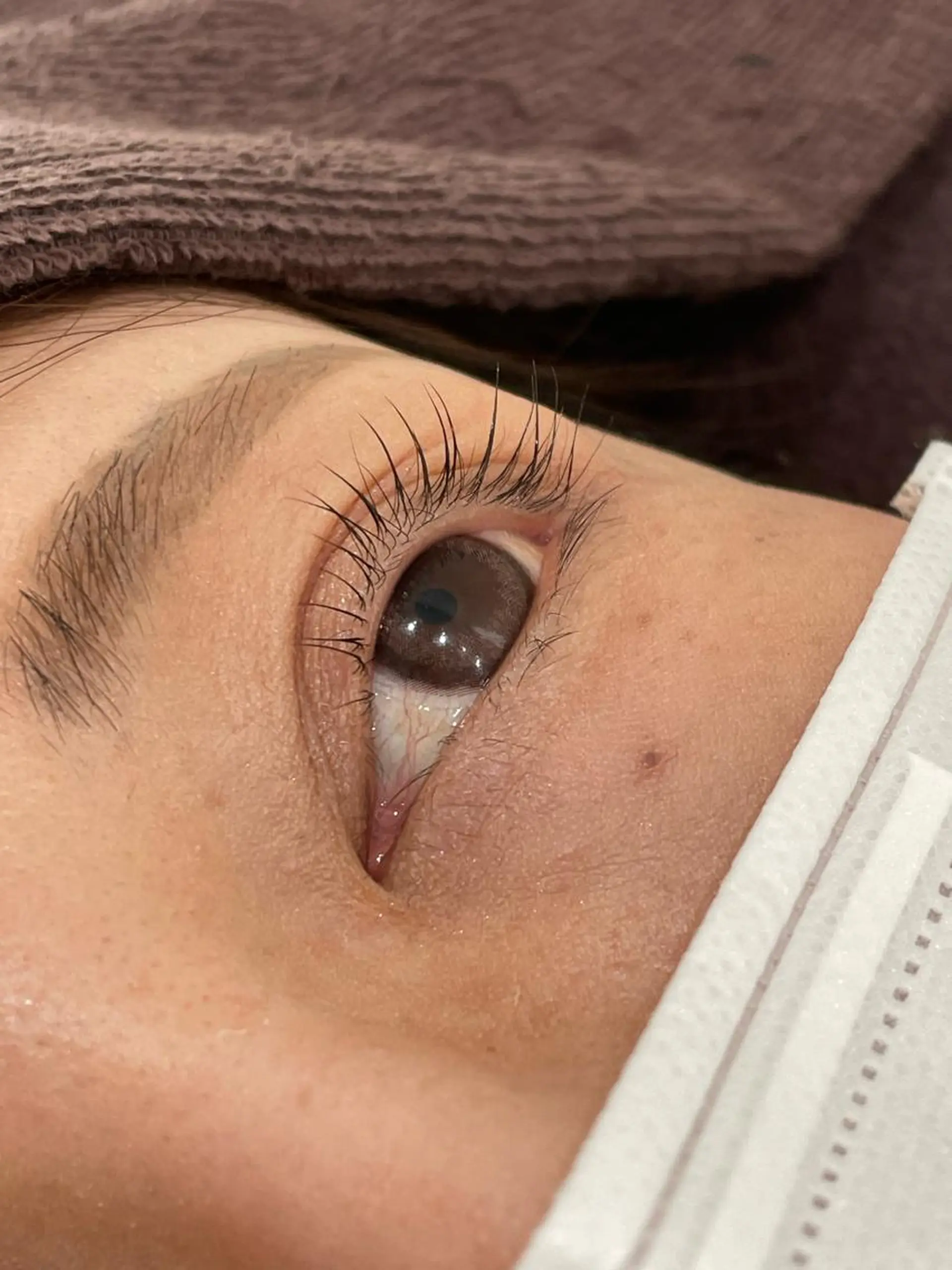 マツエク・マツパ ナチュラル 一重×まつ毛パーマ 新田 杏梨のマツエク・マツパデザイン