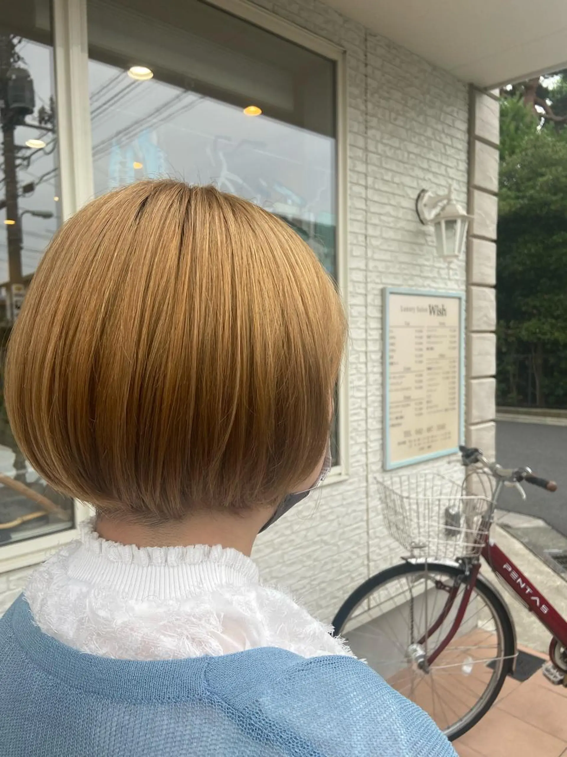 ショート カラー 🪼高評価🪼 💎柴崎の藤咲💎のヘアスタイル