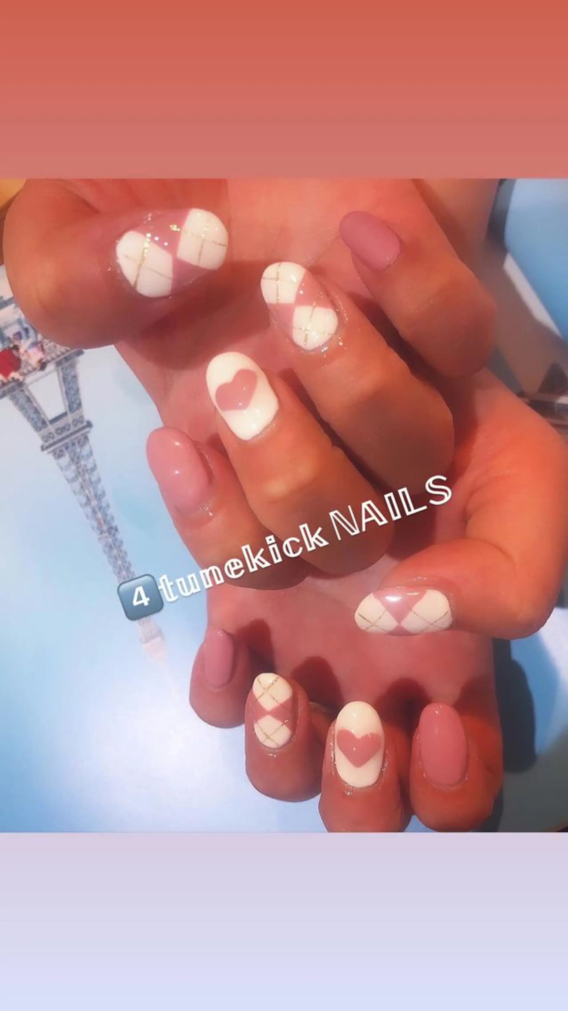 ネイル ハート 4tunekick NAILS(フォーチュンキックネイルズ)所属・光森 淳子のネイルデザイン