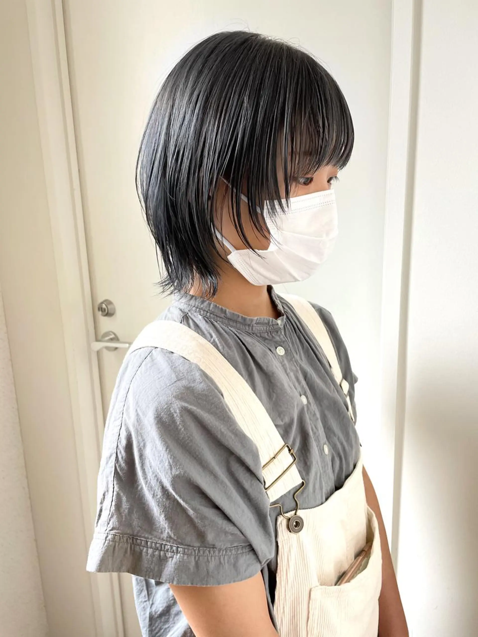 ショート カラー アッシュ ハイライトカラー ハイトーンカラー イルミナカラー インナーカラー カット ヘアカラー トリートメント 江上拓郎/ショート /酸性ストレートのヘアスタイル