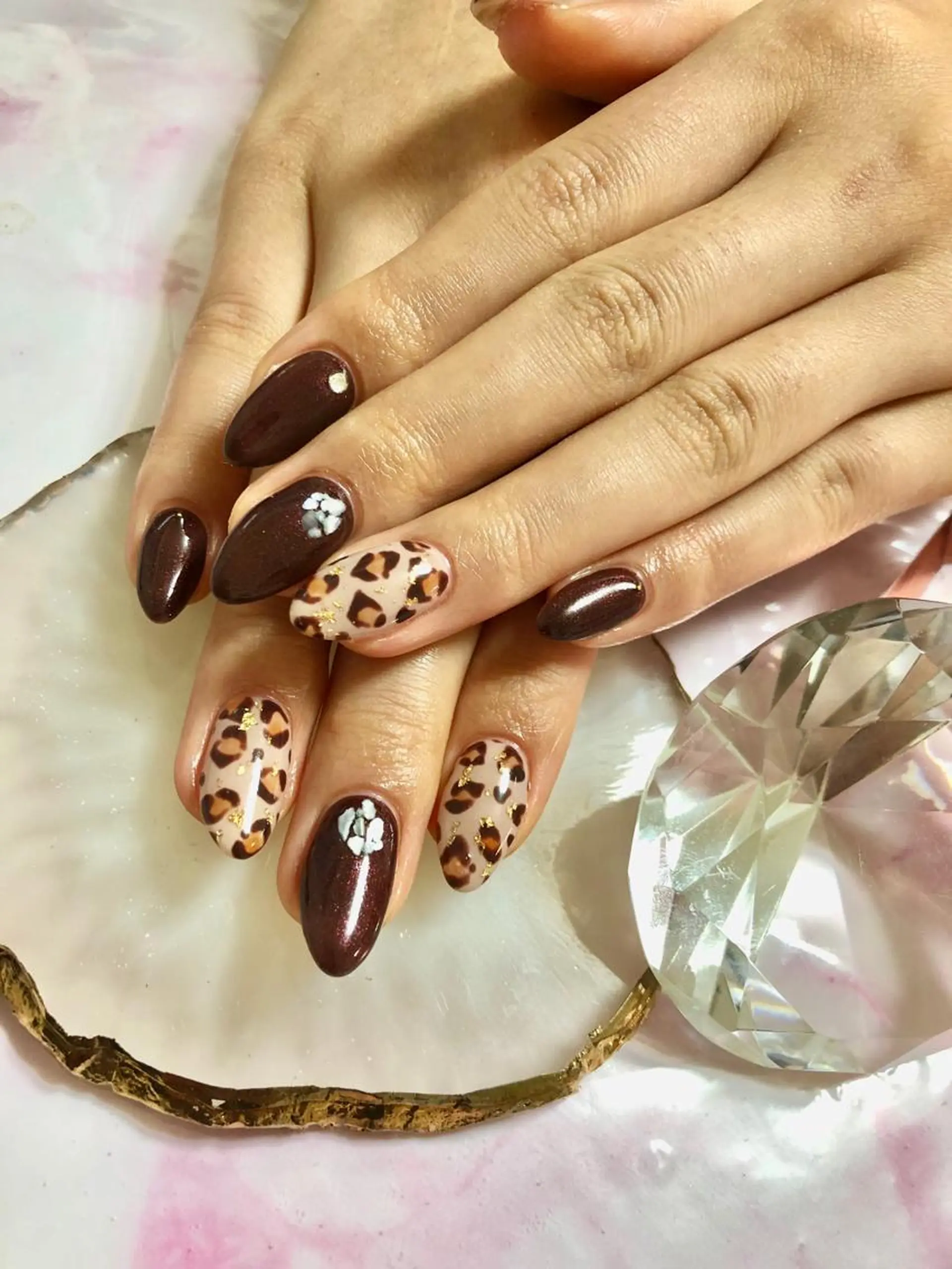 ロング カラー キッズ ネイル ハンドネイル ハンドケア 💎ビューティサロン 湘南　RIRAN💎のネイルデザイン