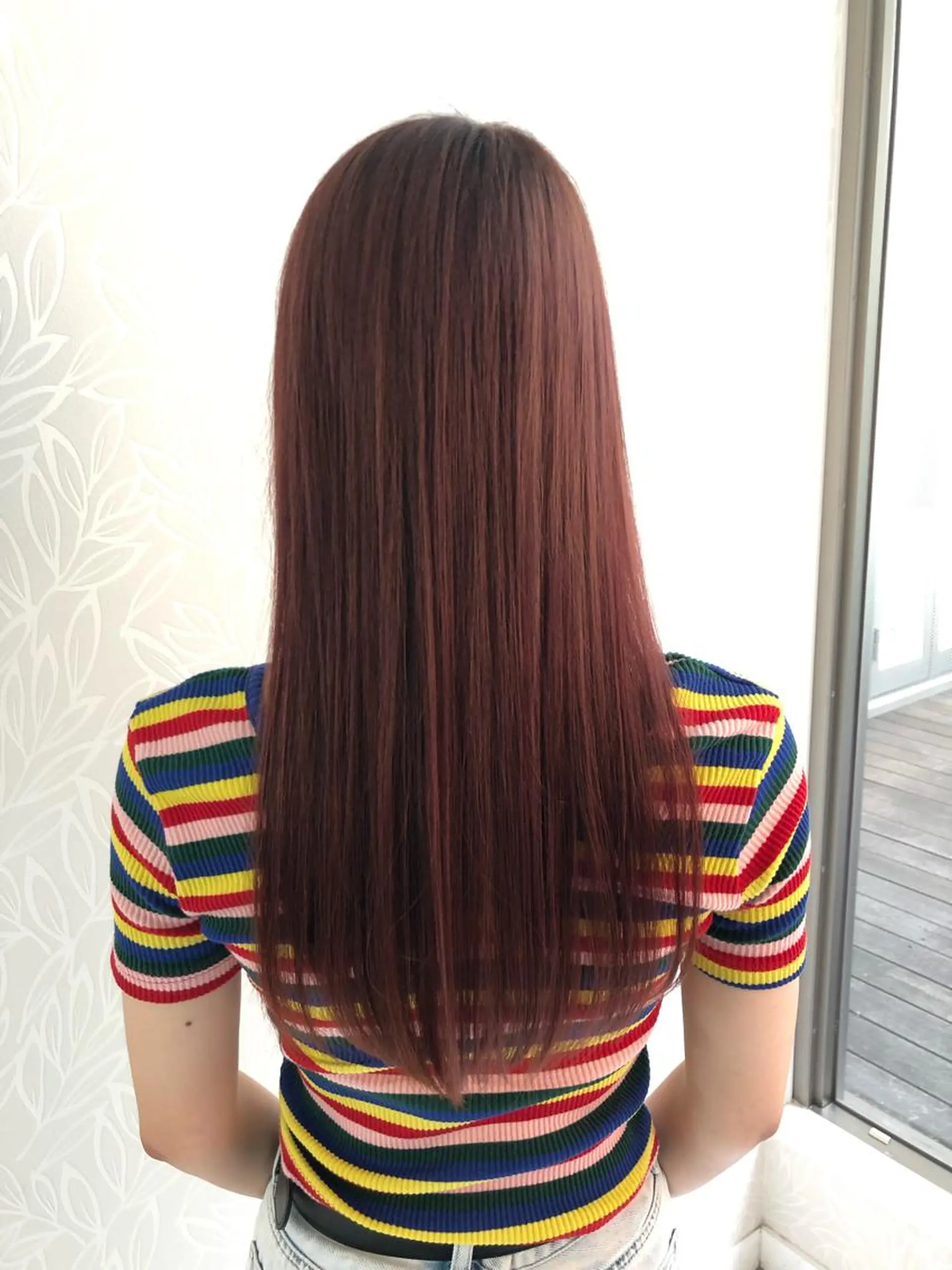 ロング 福元 保雄のヘアスタイル