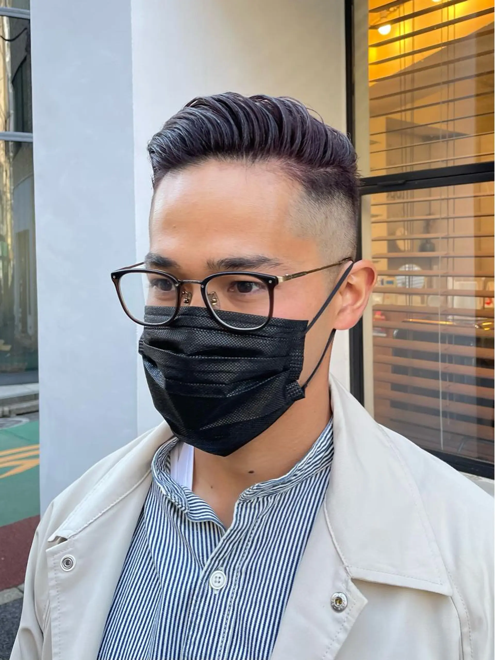 ショート カラー メンズ メンズブリーチ フェードカット メンズハイライト ブリーチ ハイライトカラー 髪質改善/縮毛矯正 ボブ/Ryuseiのヘアスタイル