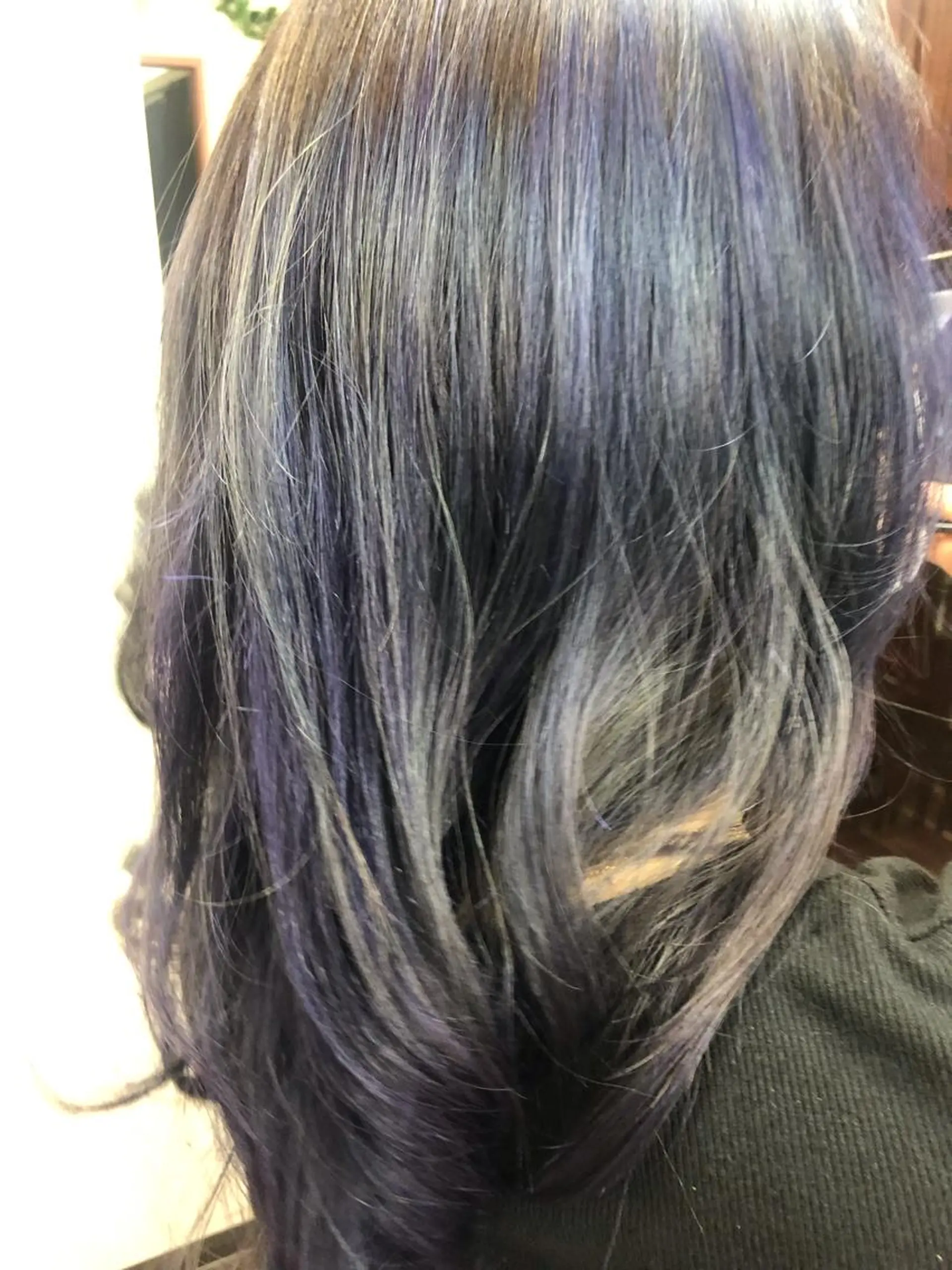 セミロング カラー 桧山 真のヘアスタイル