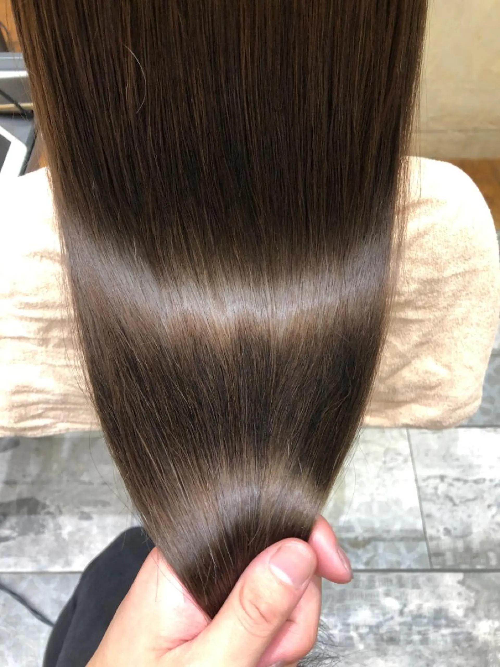 ロング カラー パーマ バレイヤージュ ブリーチ ケアブリーチ ダブルカラー ハイライトカラー カット ヘアカラー 縮毛矯正 トリートメント 新宿✨顔周りカット 韓国ヘア/坂本亜裟海のヘアスタイル