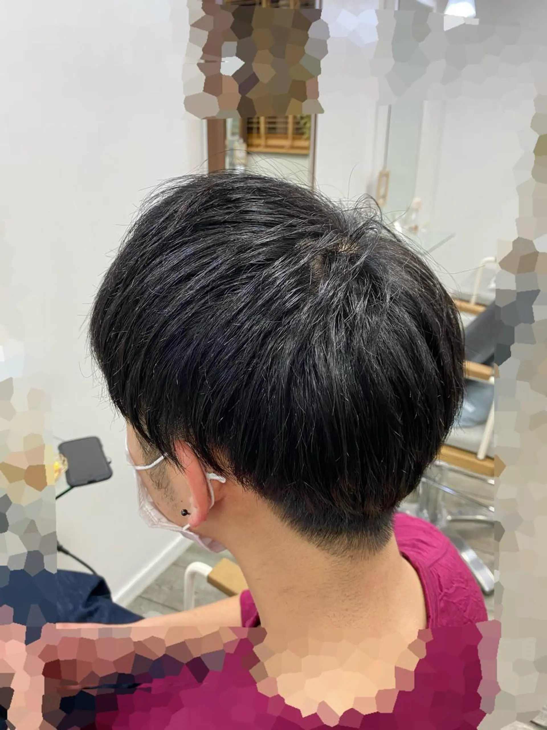 ショート メンズ マッシュ Aloa登戸所属・武田 学のヘアスタイル