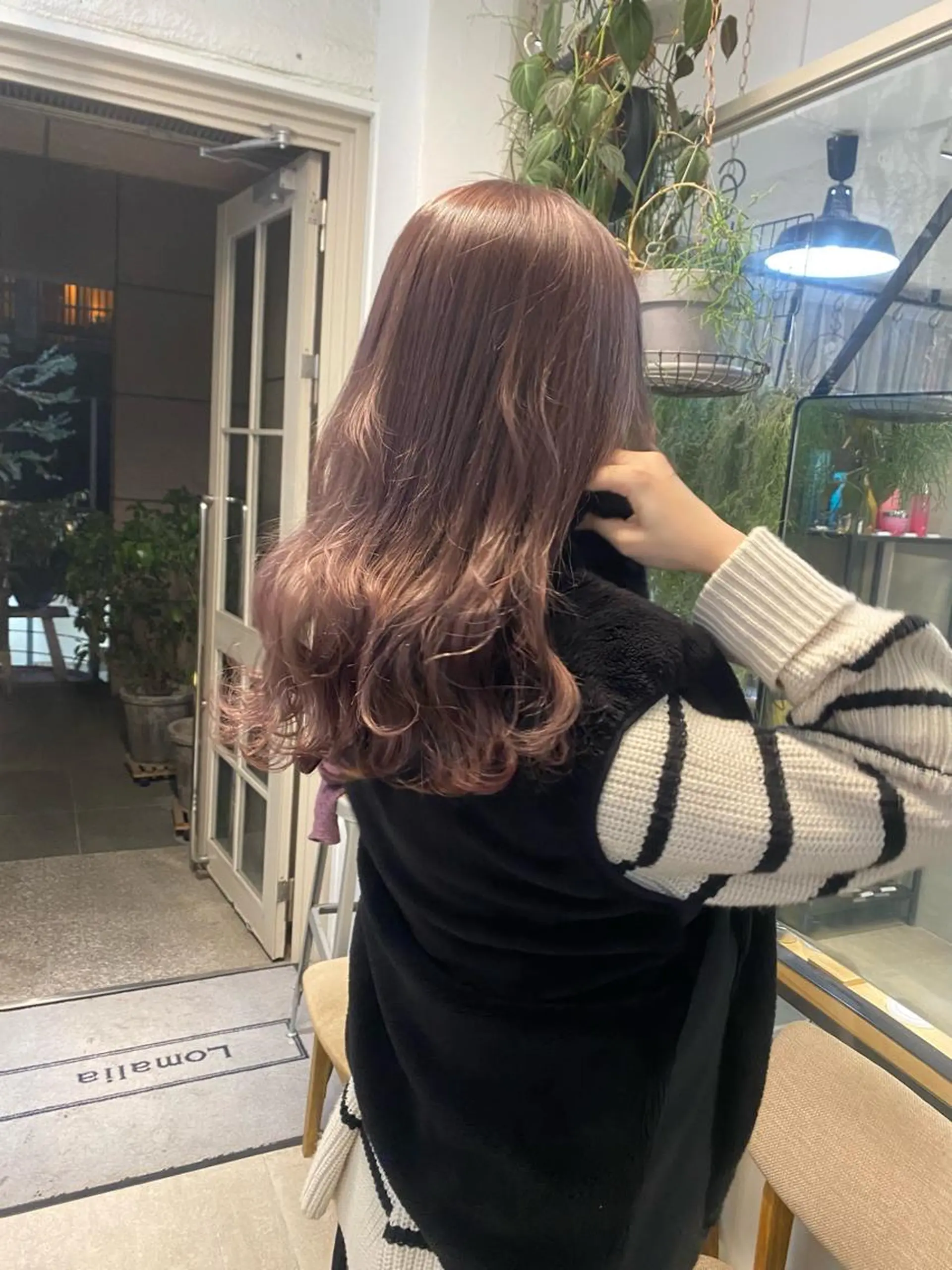 ロング カラー ブリーチ 縮毛矯正/カラー ✨️Mariamuのヘアスタイル