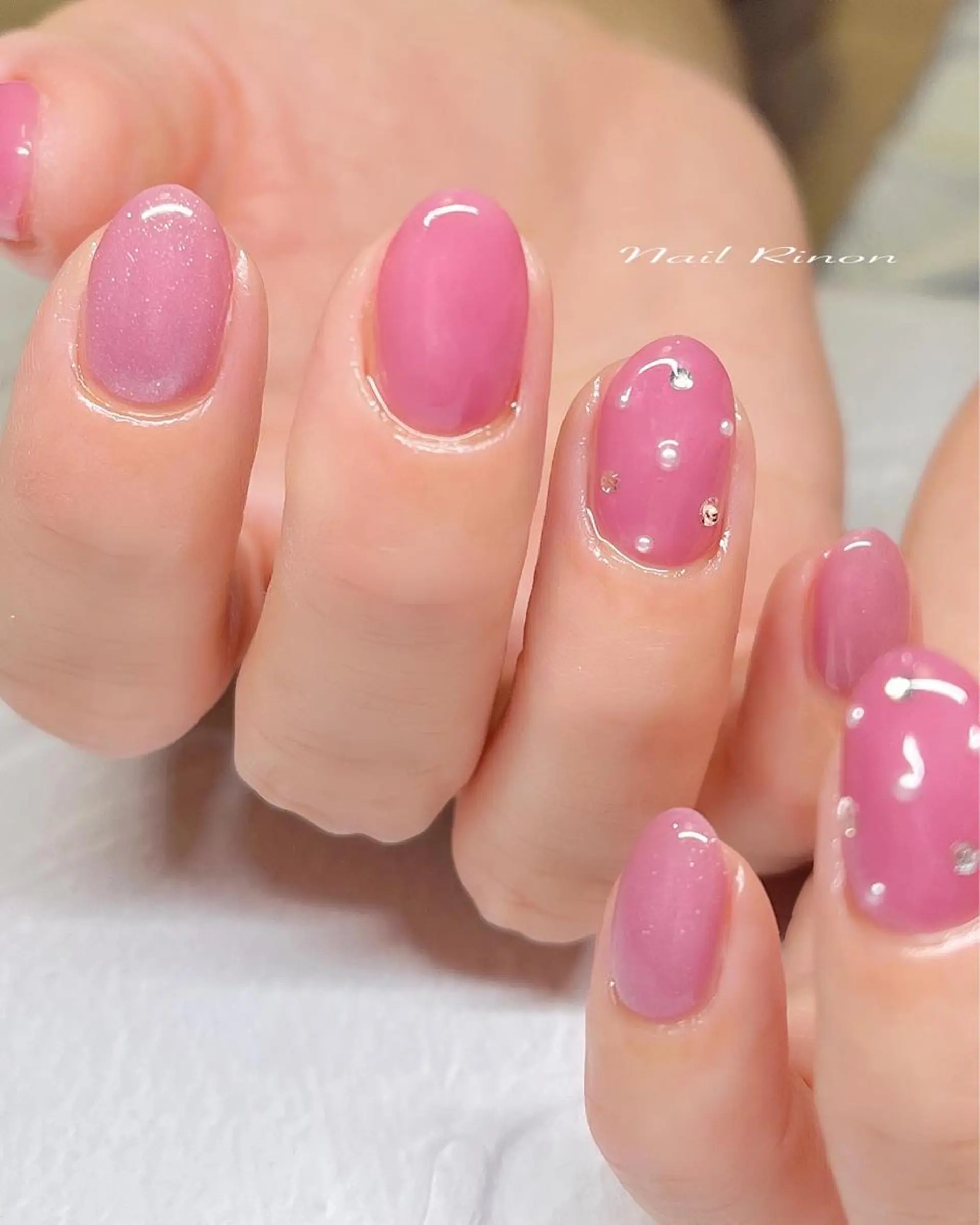 ネイル ドット ハンドネイル Nail Rinonのネイルデザイン