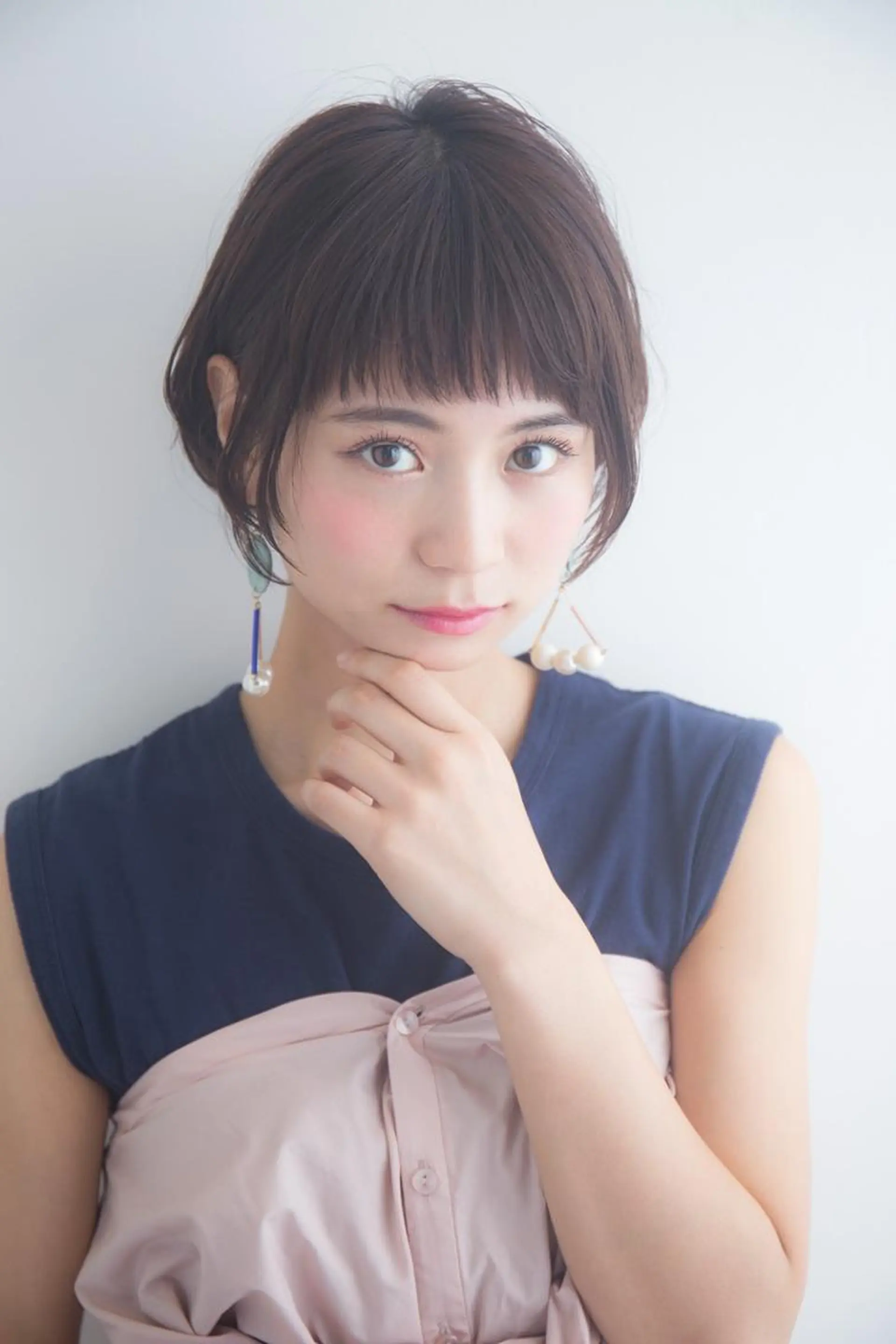 ショート カラー 羽田 ひろむのヘアスタイル