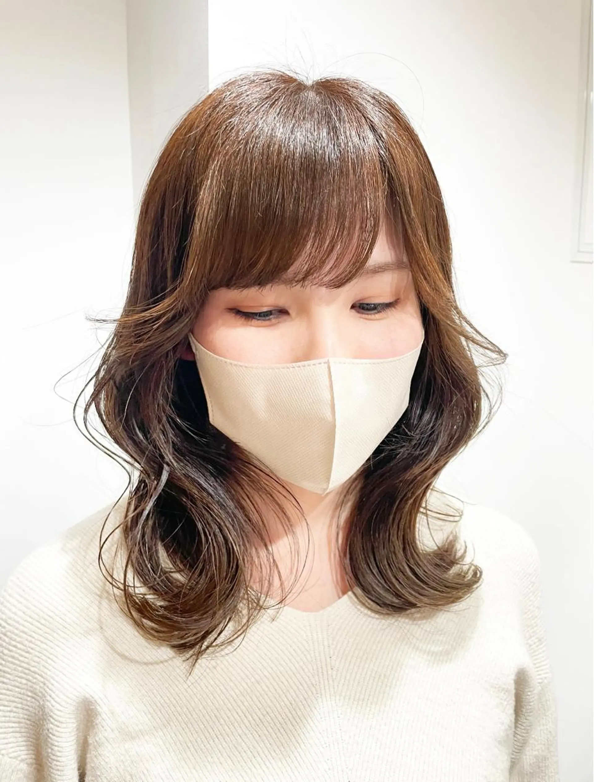 セミロング 🌈縮毛矯正/ショー ト/MIKI🌈のヘアスタイル