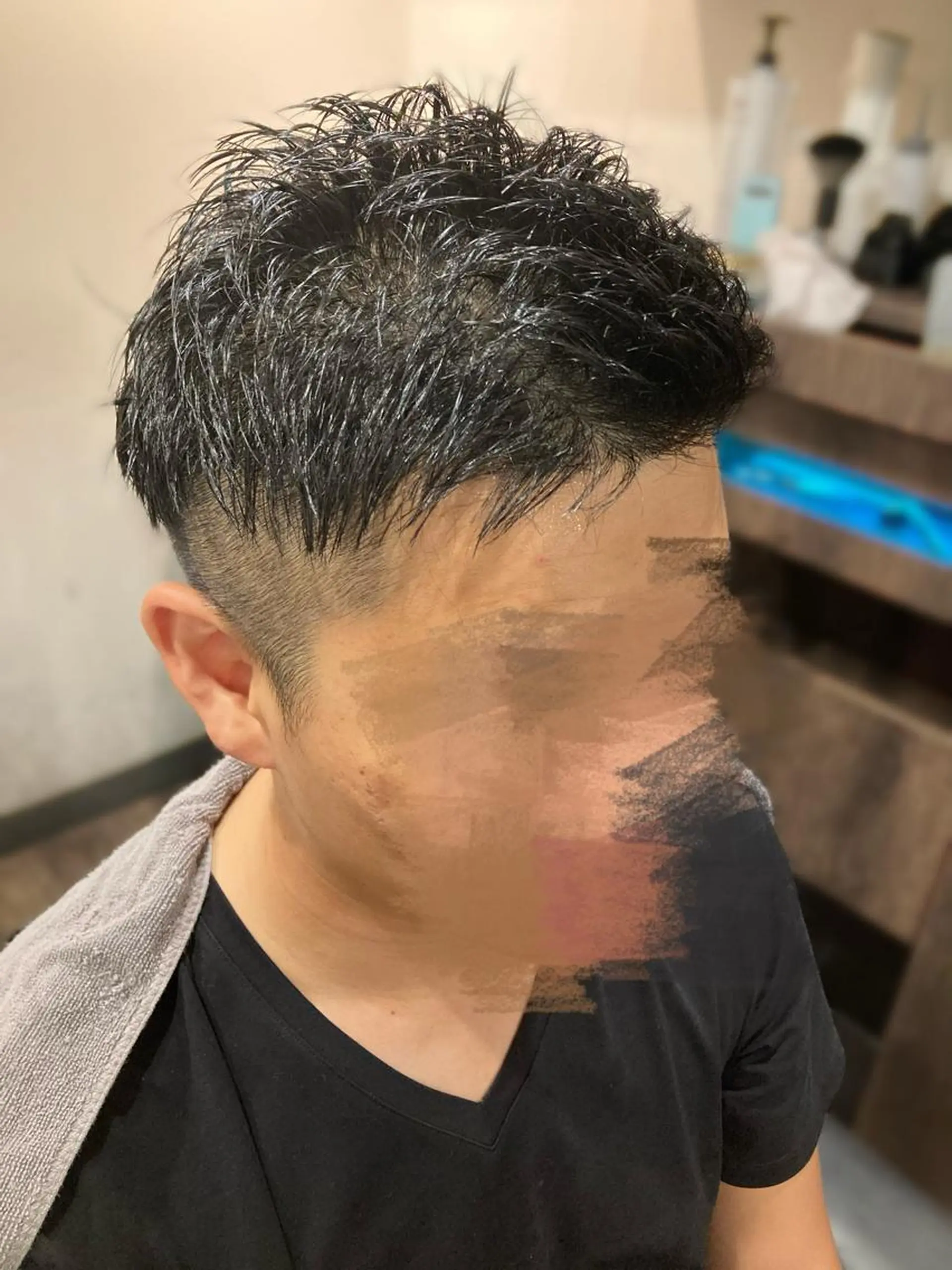 ショート メンズ カット trim渋谷店所属・徒歩3分ビジネスマン カット👦🏻うしだのヘアスタイル