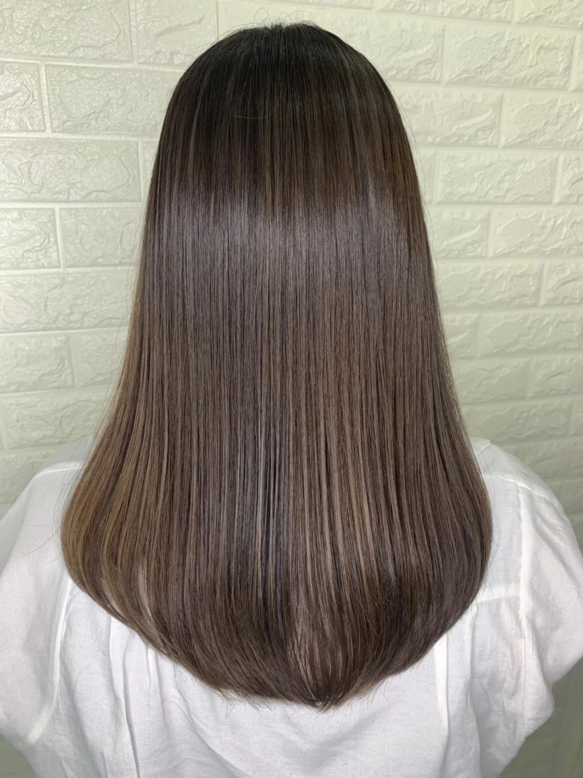 セミロング カラー アクアカラー 髪質改善 トリートメント ✨髪質改善✨ トリートメントLASのヘアスタイル