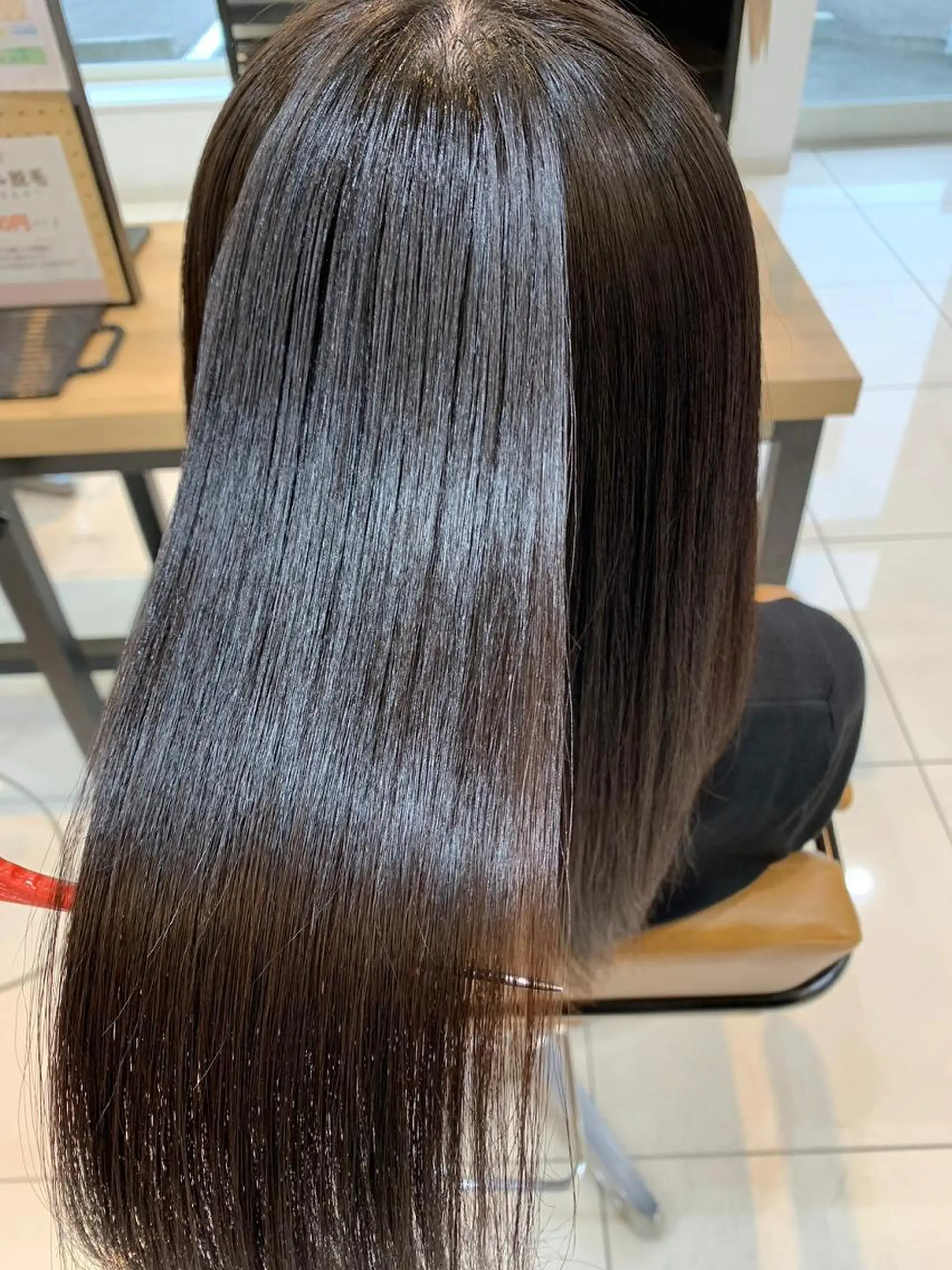 ロング カット 縮毛矯正 ルクール柏崎店　太田 真理子のヘアスタイル