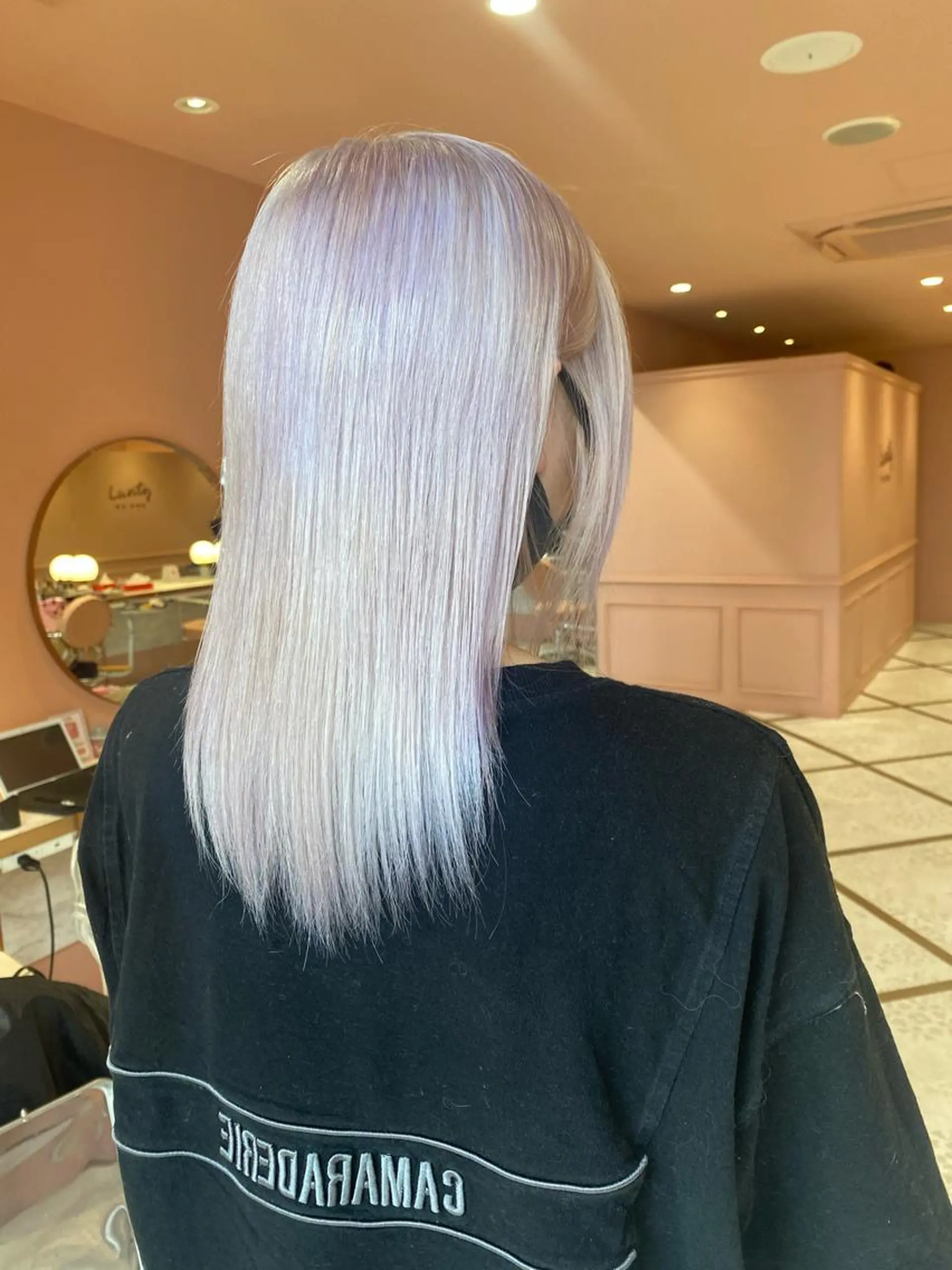 セミロング カラー バレイヤージュ ブリーチ ケアブリーチ ダブルカラー ハイライトカラー welring hair salon所属・welring hair salonのヘアスタイル