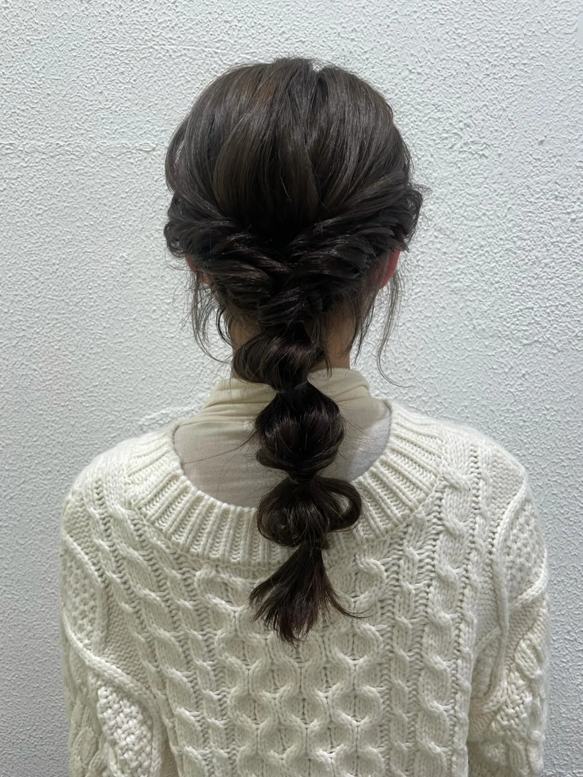 セミロング カラー ヘアアレンジ 韓国ヘアメイク🎀/ 縮毛矯正✨山本媛香のヘアスタイル